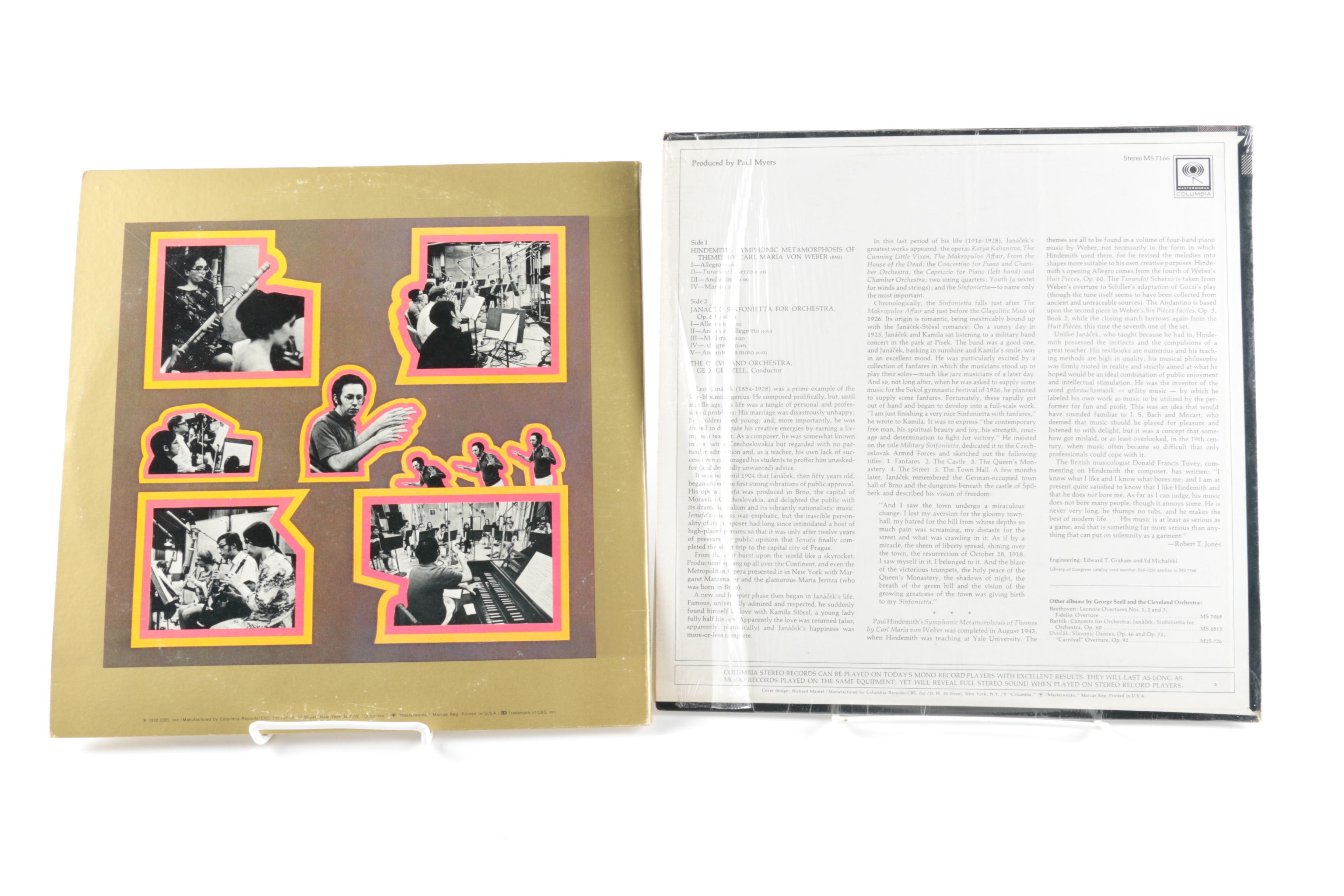 Classical LPs Including Bach, Leonard Bernstein, and Handel