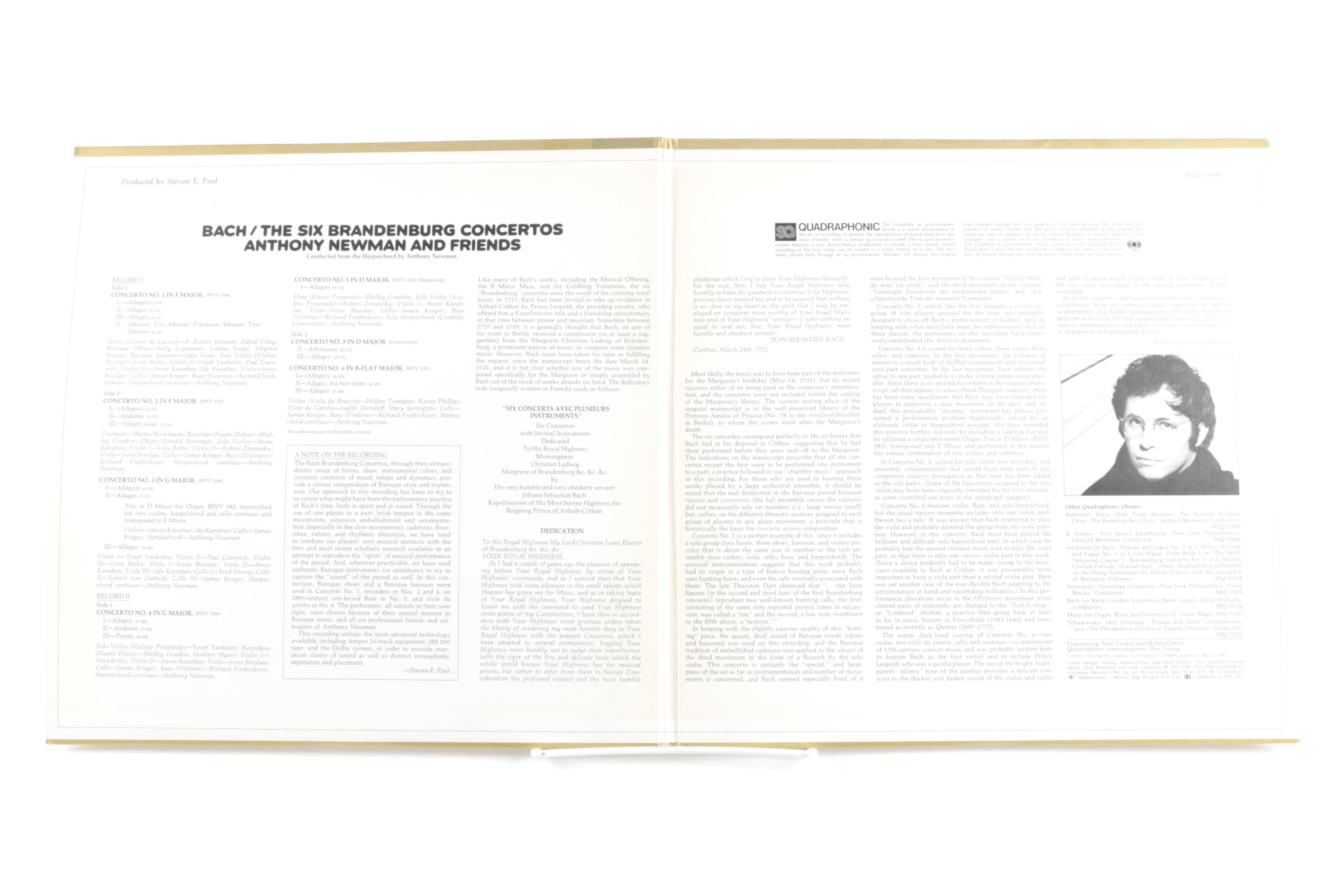 Classical LPs Including Bach, Leonard Bernstein, and Handel