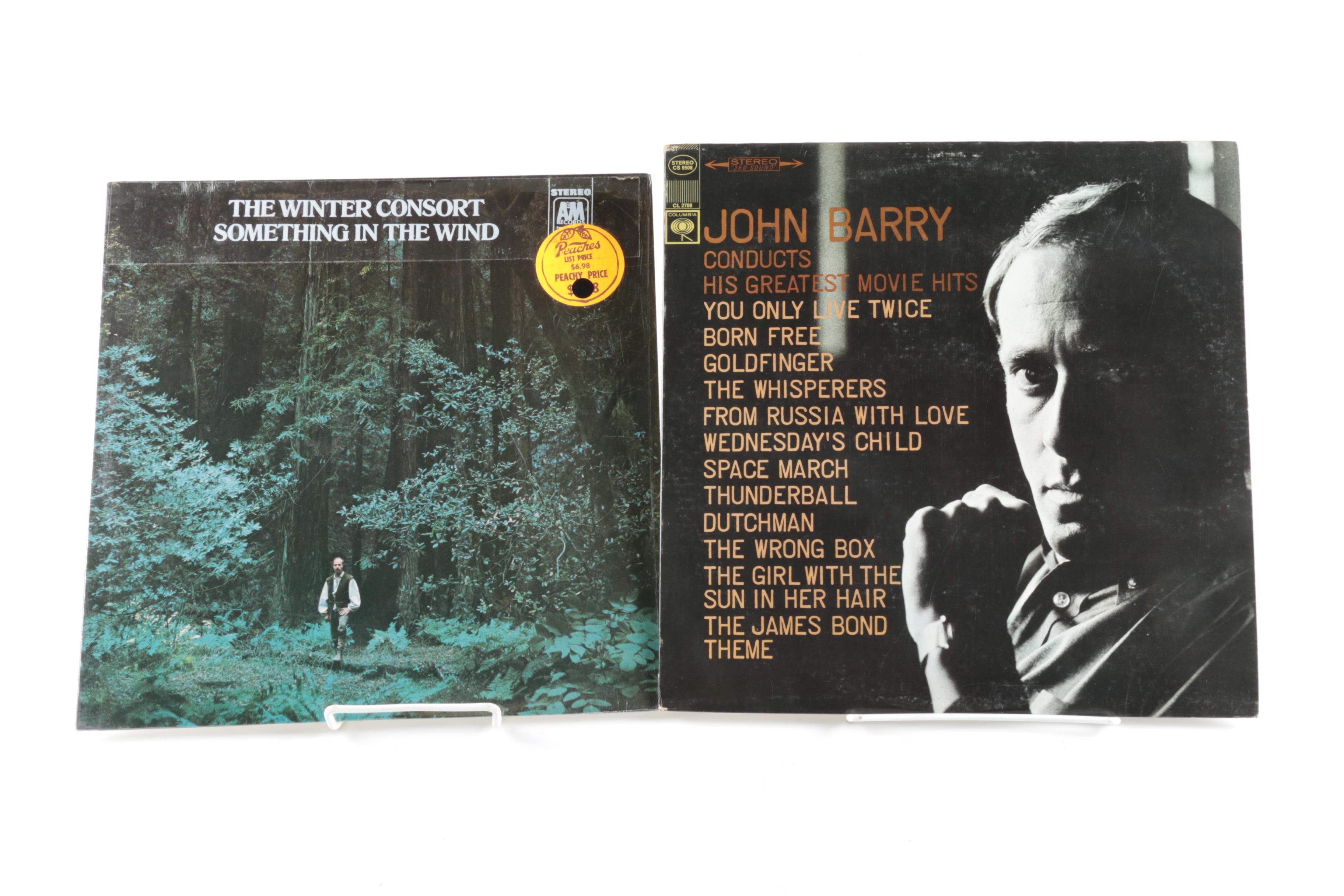 Classical LPs Including Bach, Leonard Bernstein, and Handel