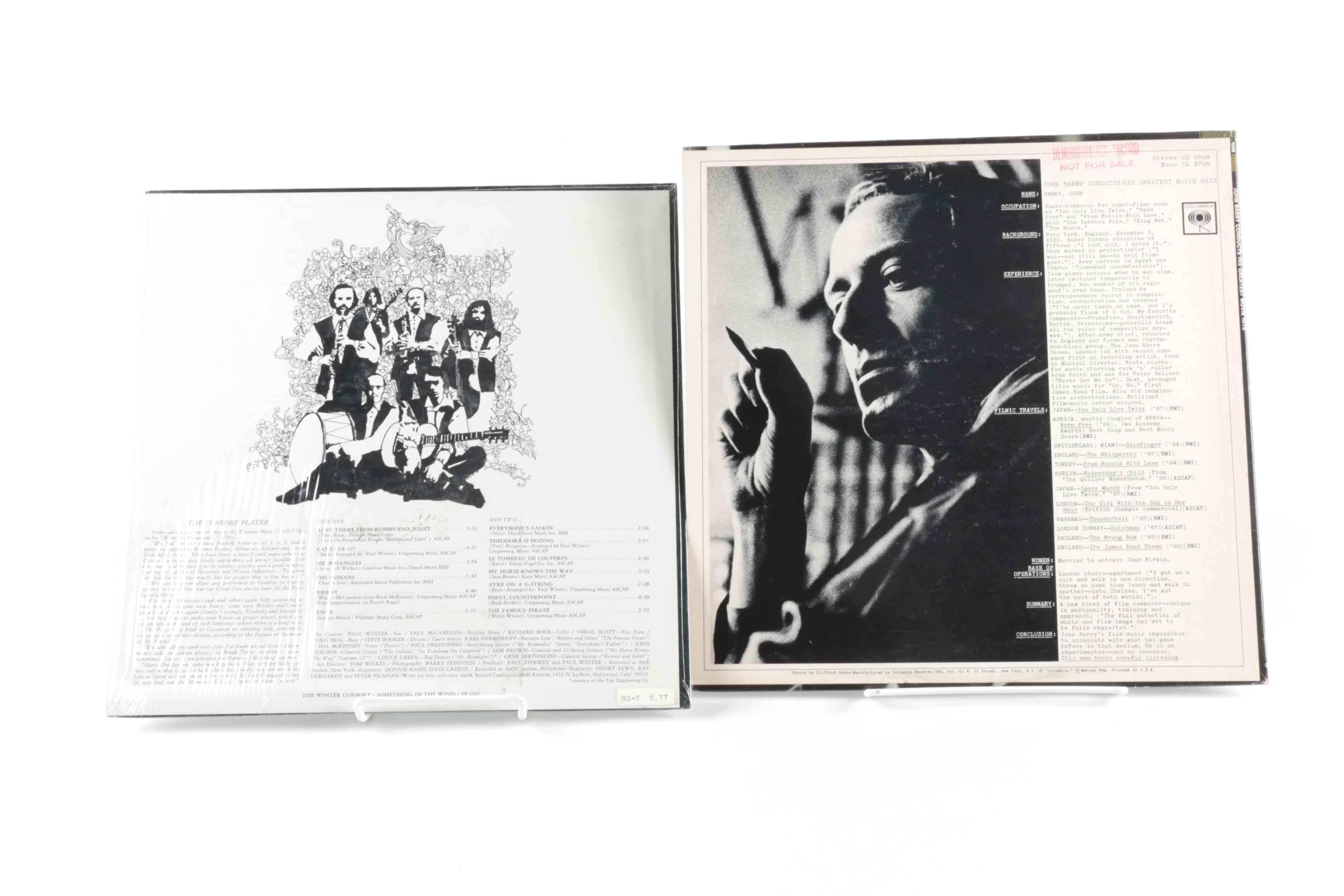 Classical LPs Including Bach, Leonard Bernstein, and Handel