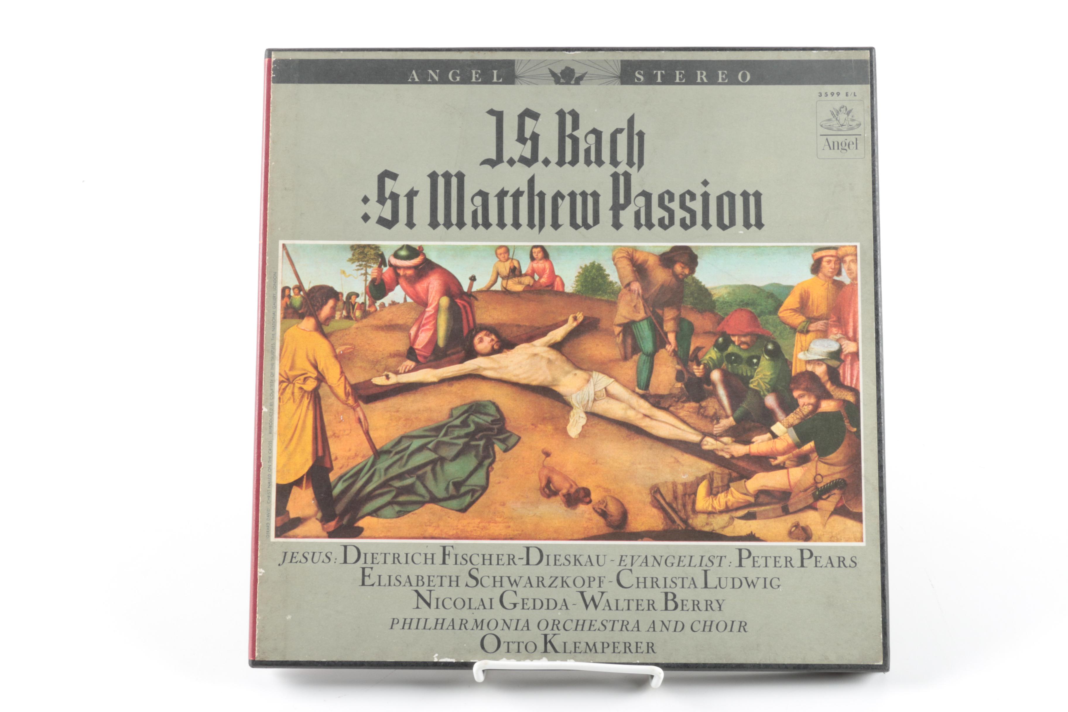 Classical LPs Including Bach, Leonard Bernstein, and Handel
