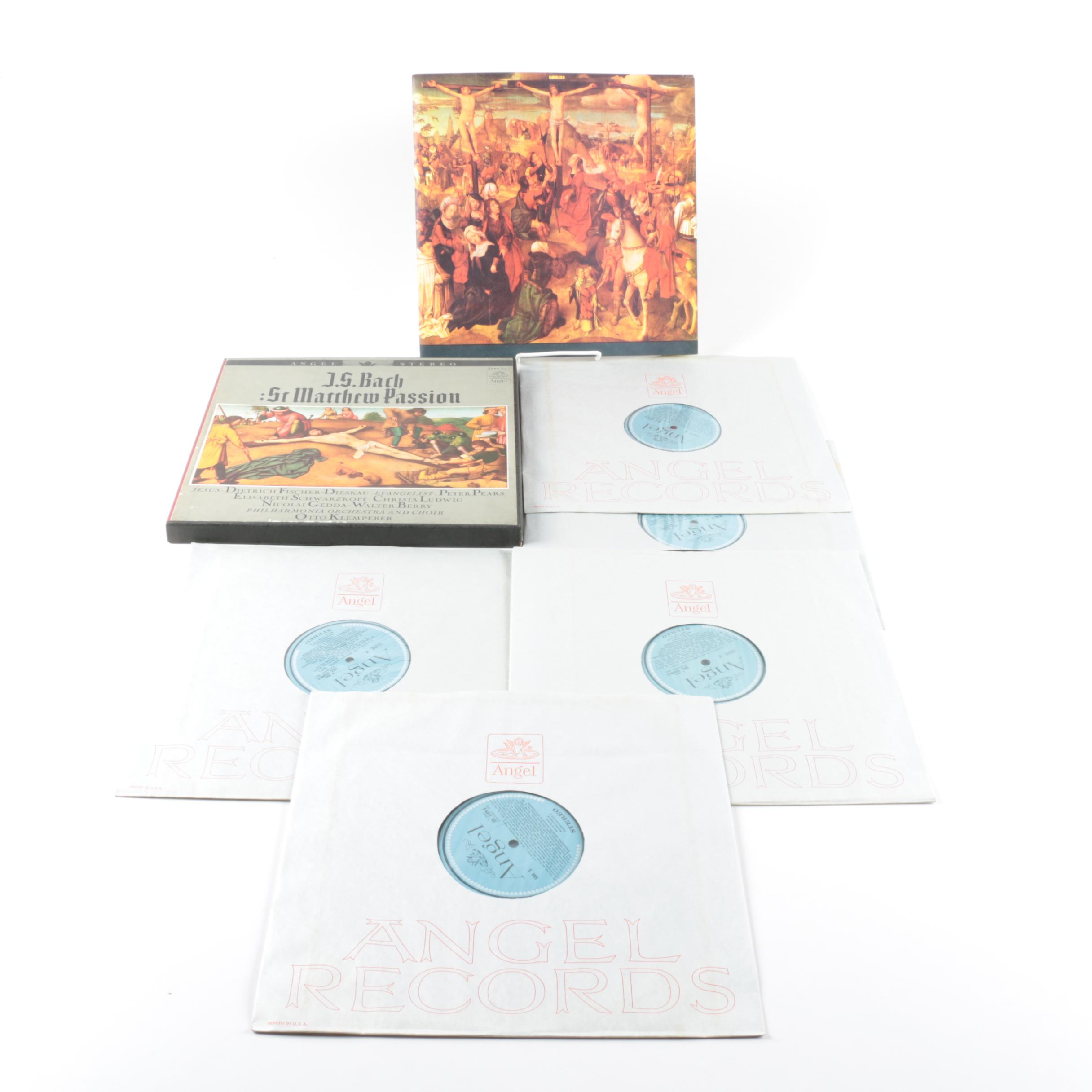 Classical LPs Including Bach, Leonard Bernstein, and Handel