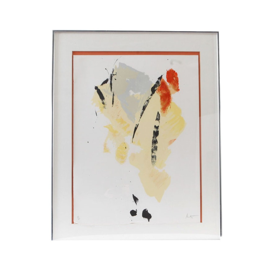 Signed Limited Edition Abstract Serigraph