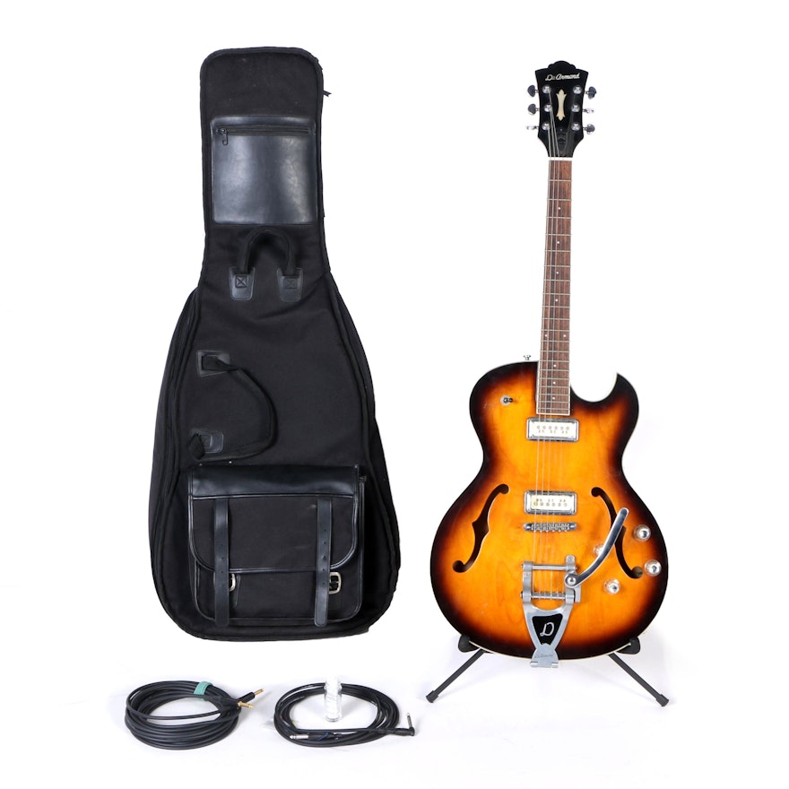 Guild DeArmond Starfire Semi-Hollow Body Electric Guitar and Accessories
