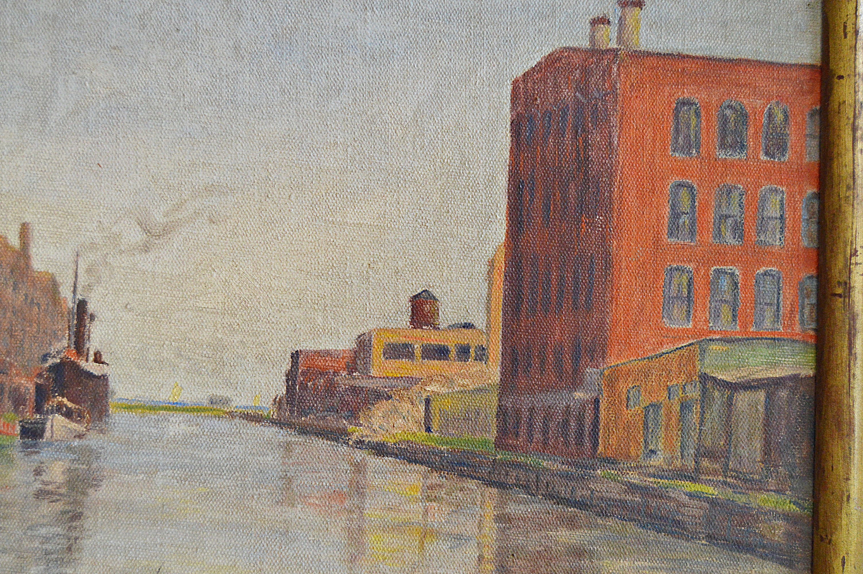 C.H. Cooke Landscape Oil on Canvas