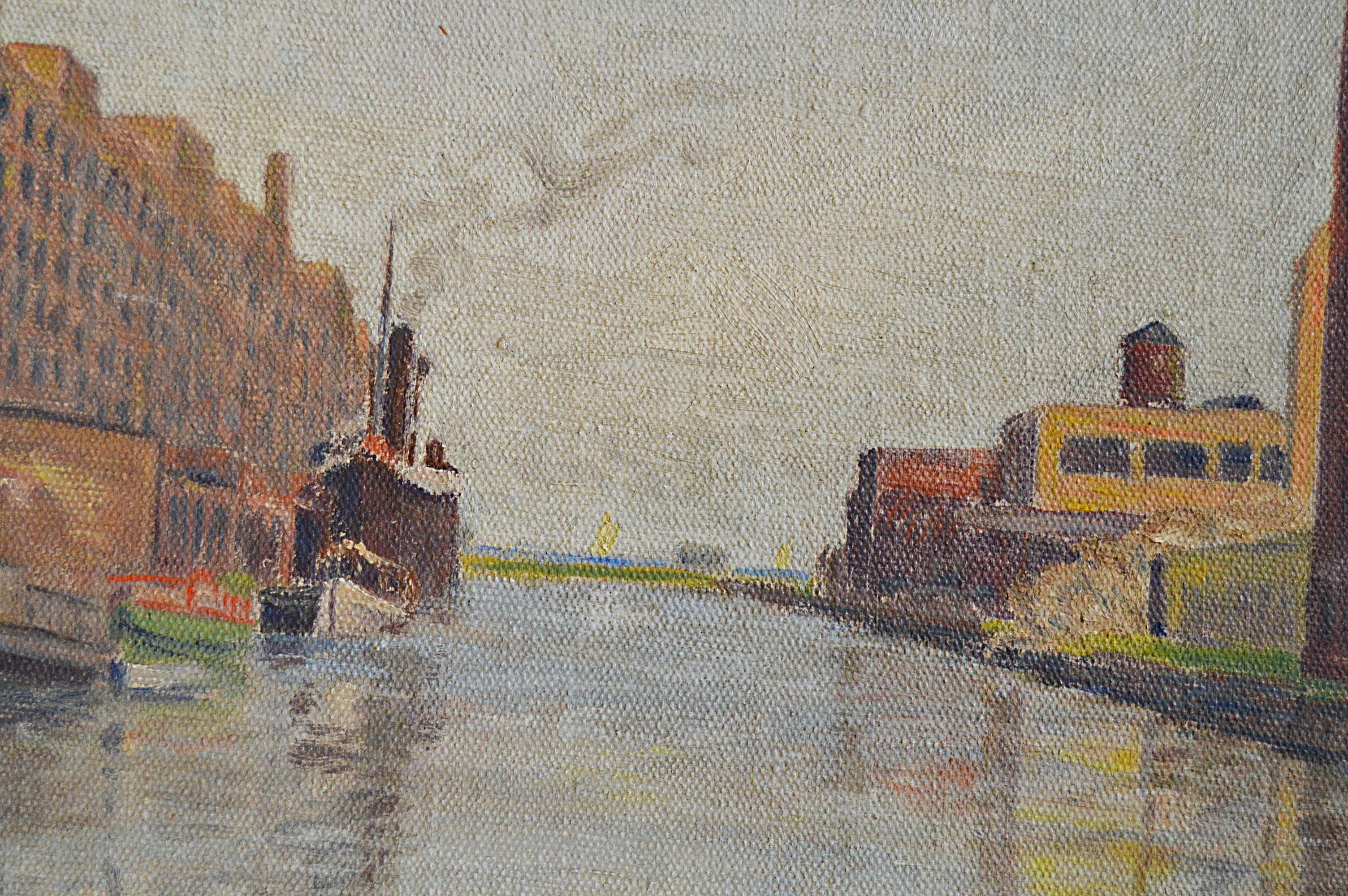 C.H. Cooke Landscape Oil on Canvas