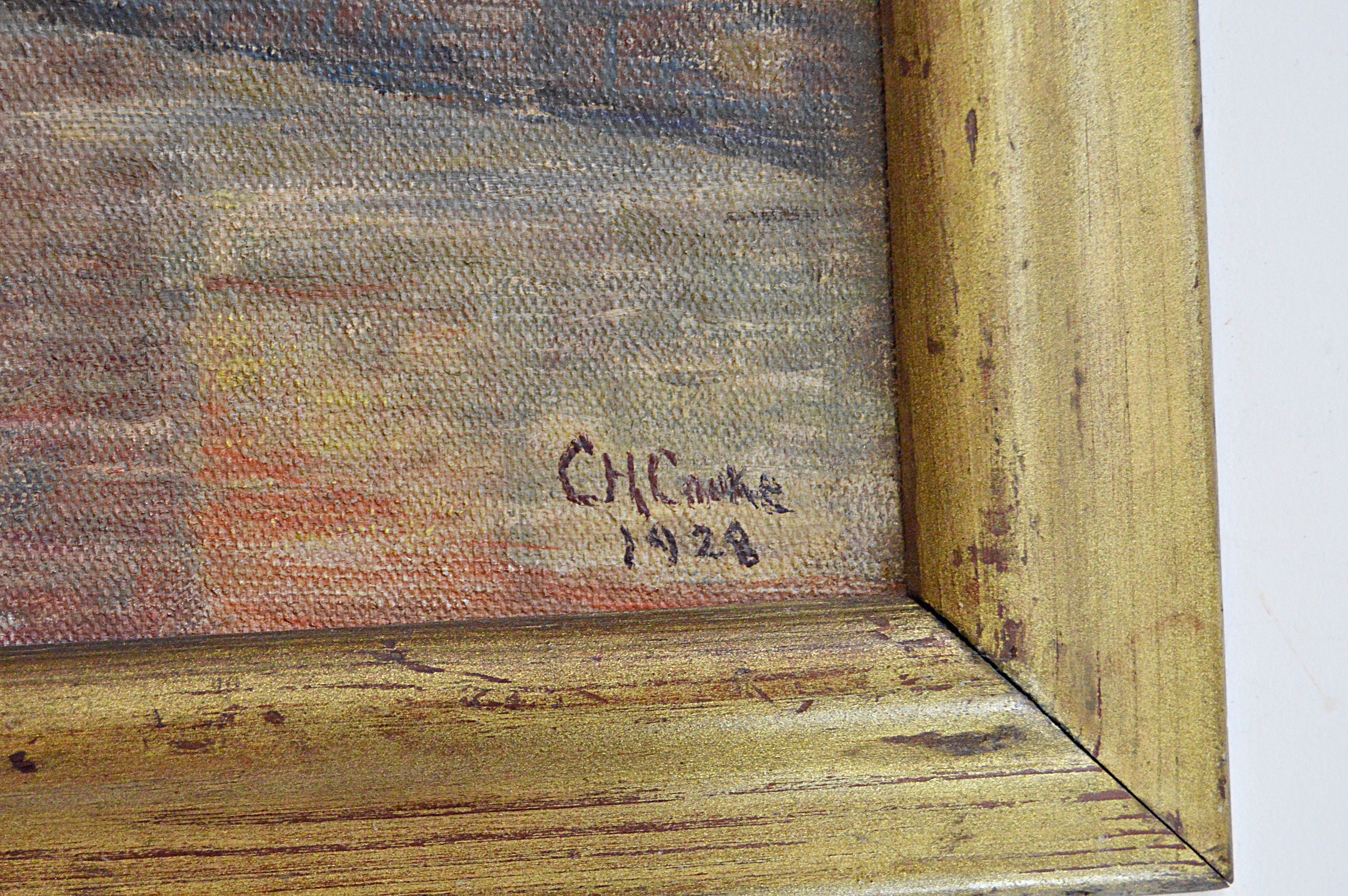 C.H. Cooke Landscape Oil on Canvas