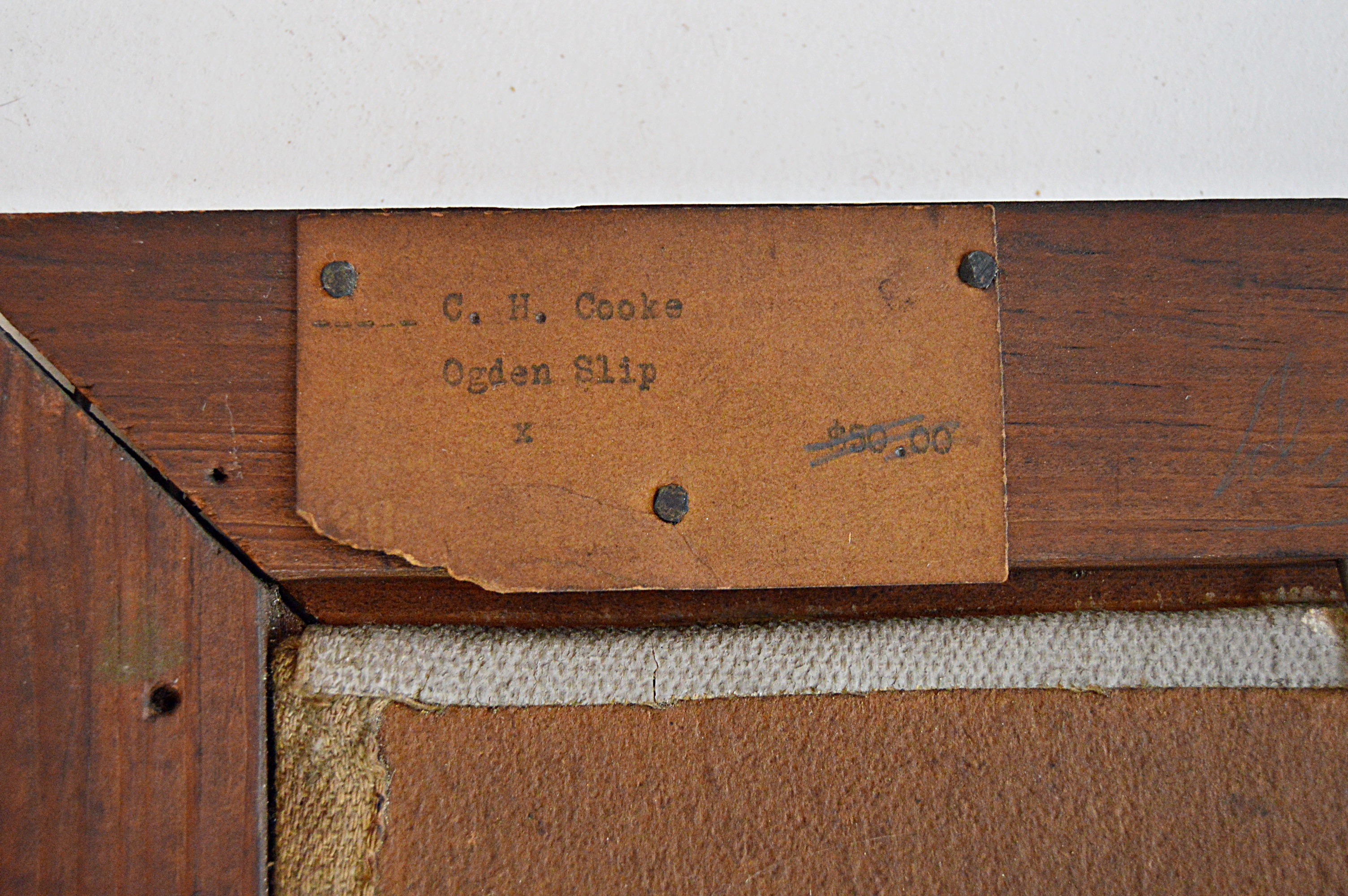 C.H. Cooke Landscape Oil on Canvas