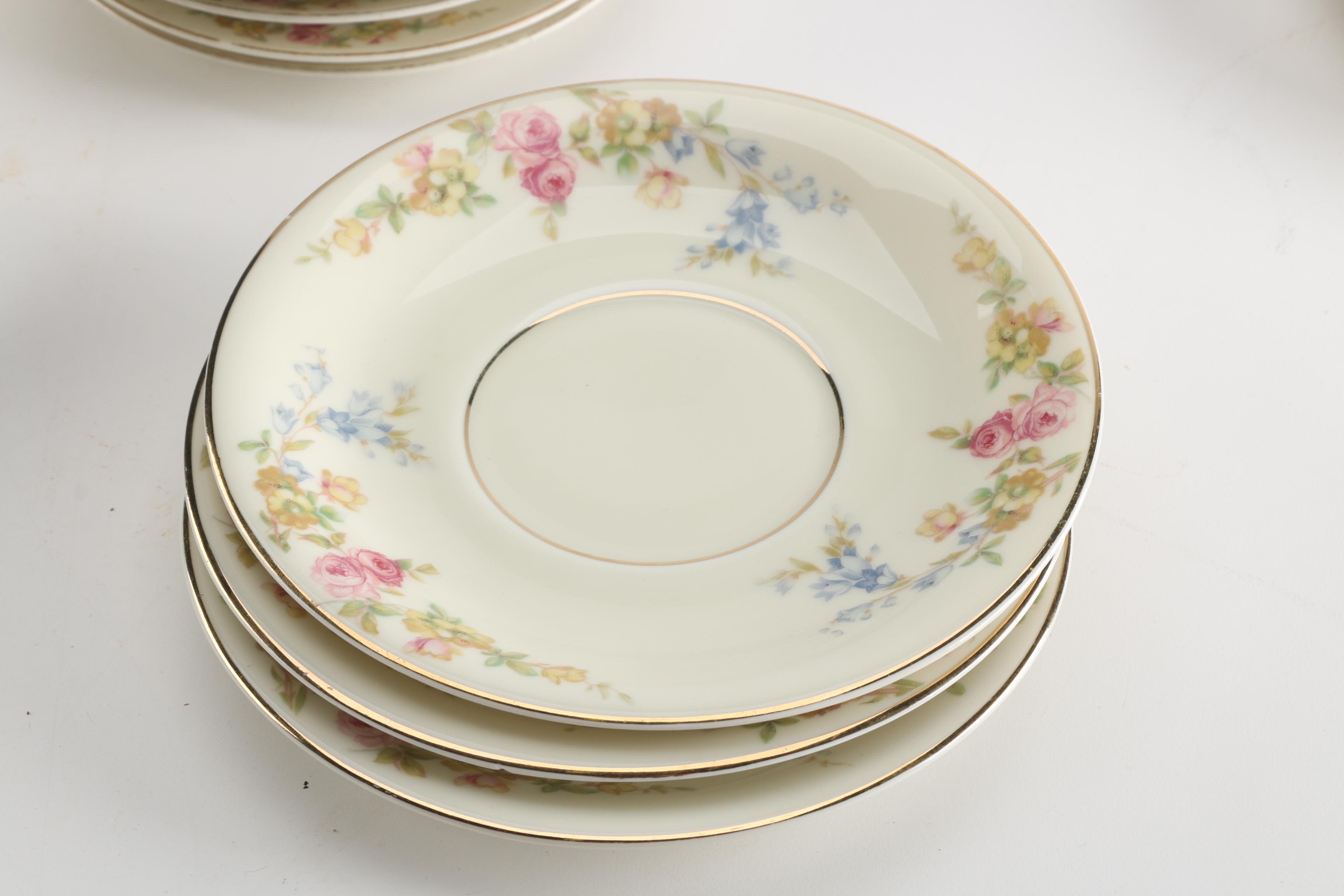 Porcelain Tableware Including  Krister Porzellan-Manufaktur Royal Ivory