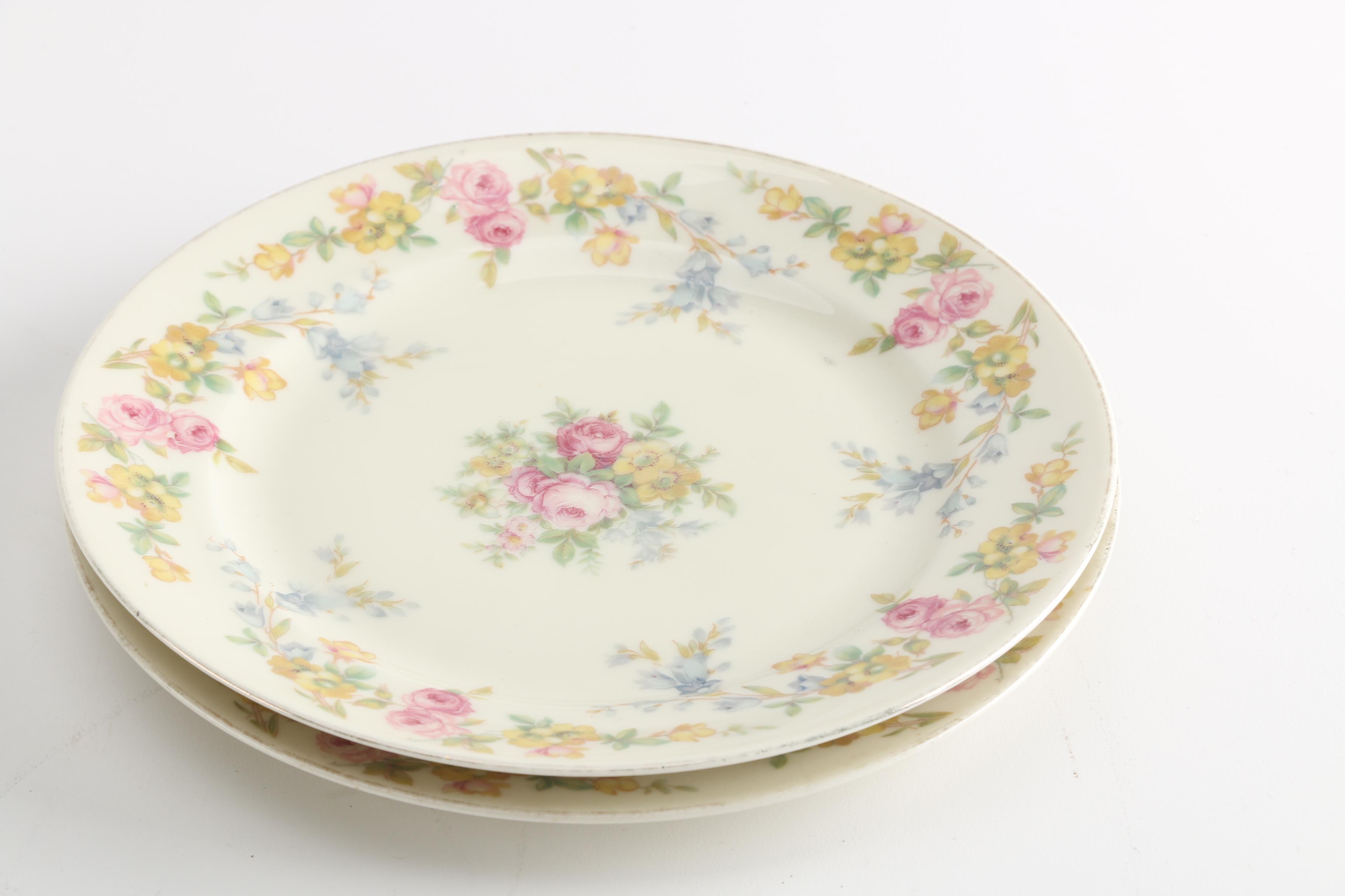 Porcelain Tableware Including  Krister Porzellan-Manufaktur Royal Ivory