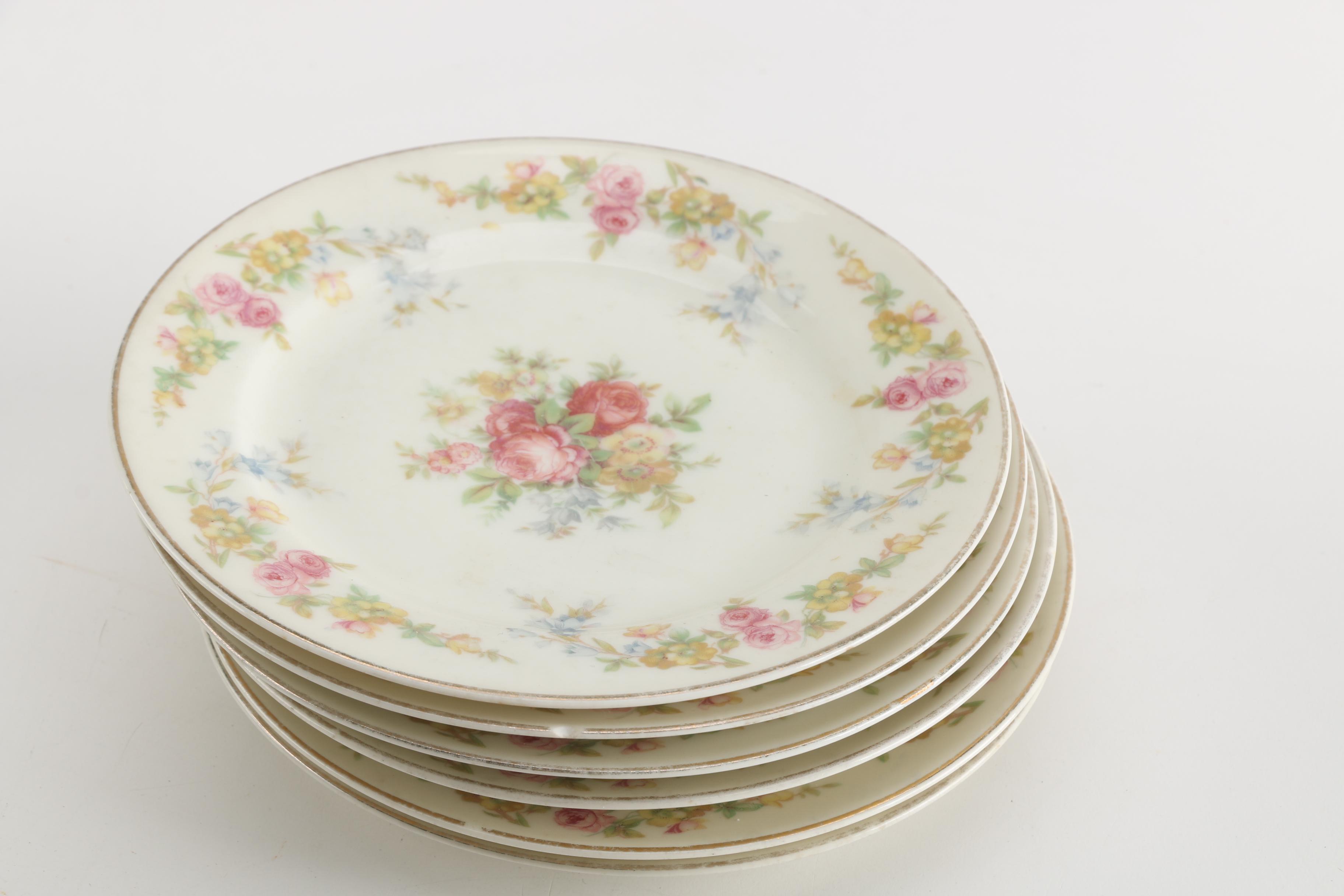 Porcelain Tableware Including  Krister Porzellan-Manufaktur Royal Ivory