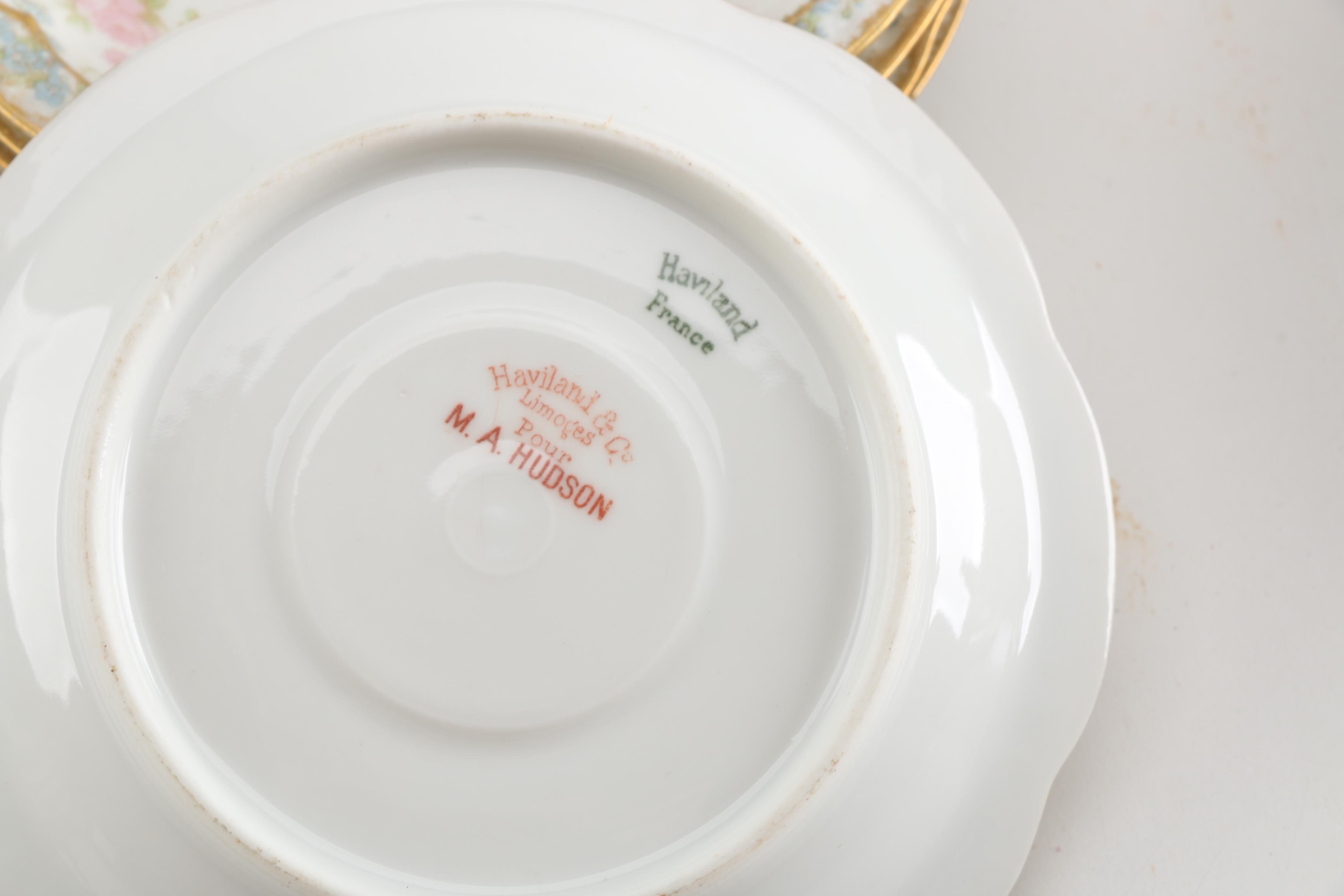 Porcelain Tableware Including  Krister Porzellan-Manufaktur Royal Ivory