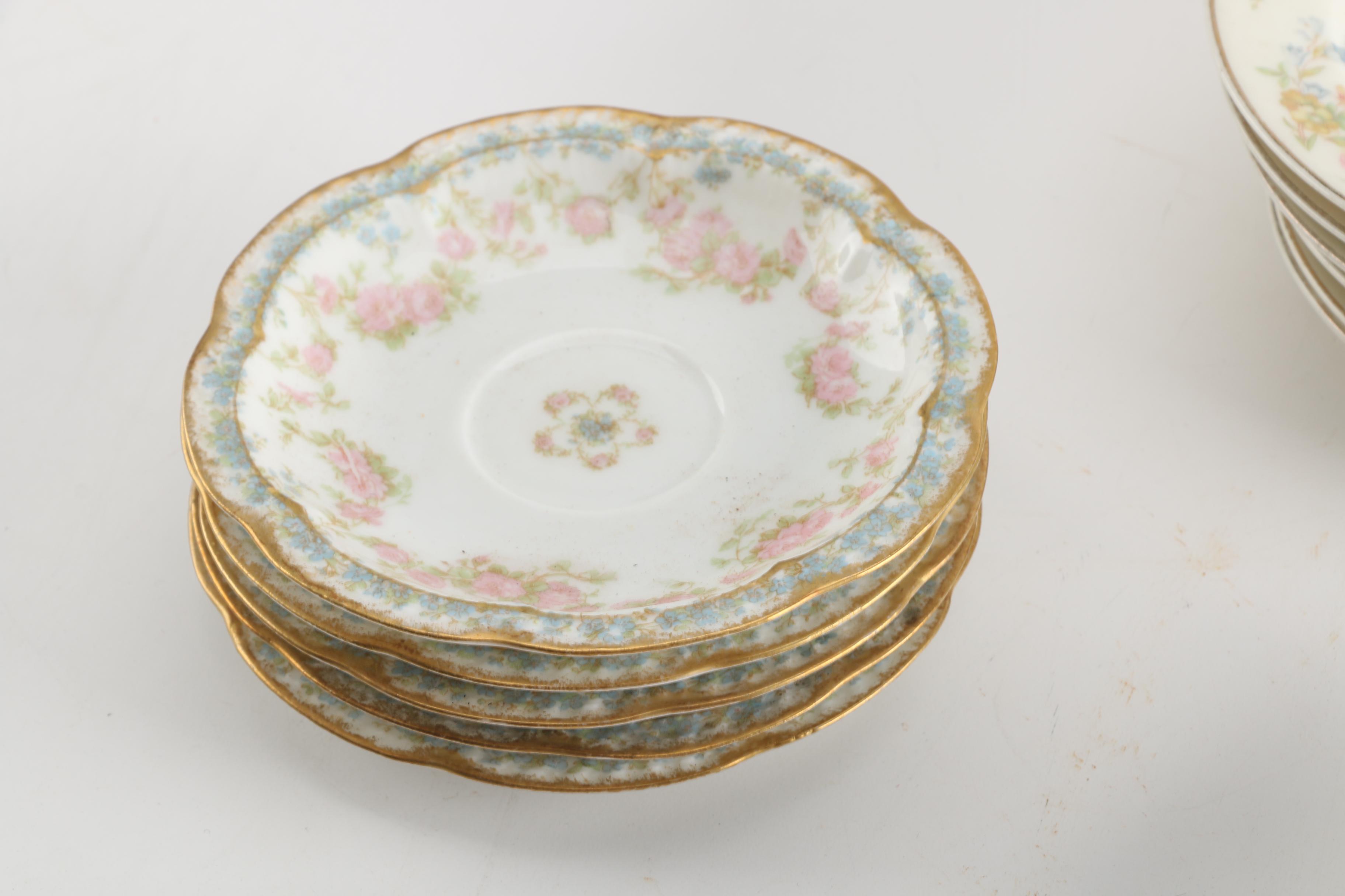 Porcelain Tableware Including  Krister Porzellan-Manufaktur Royal Ivory