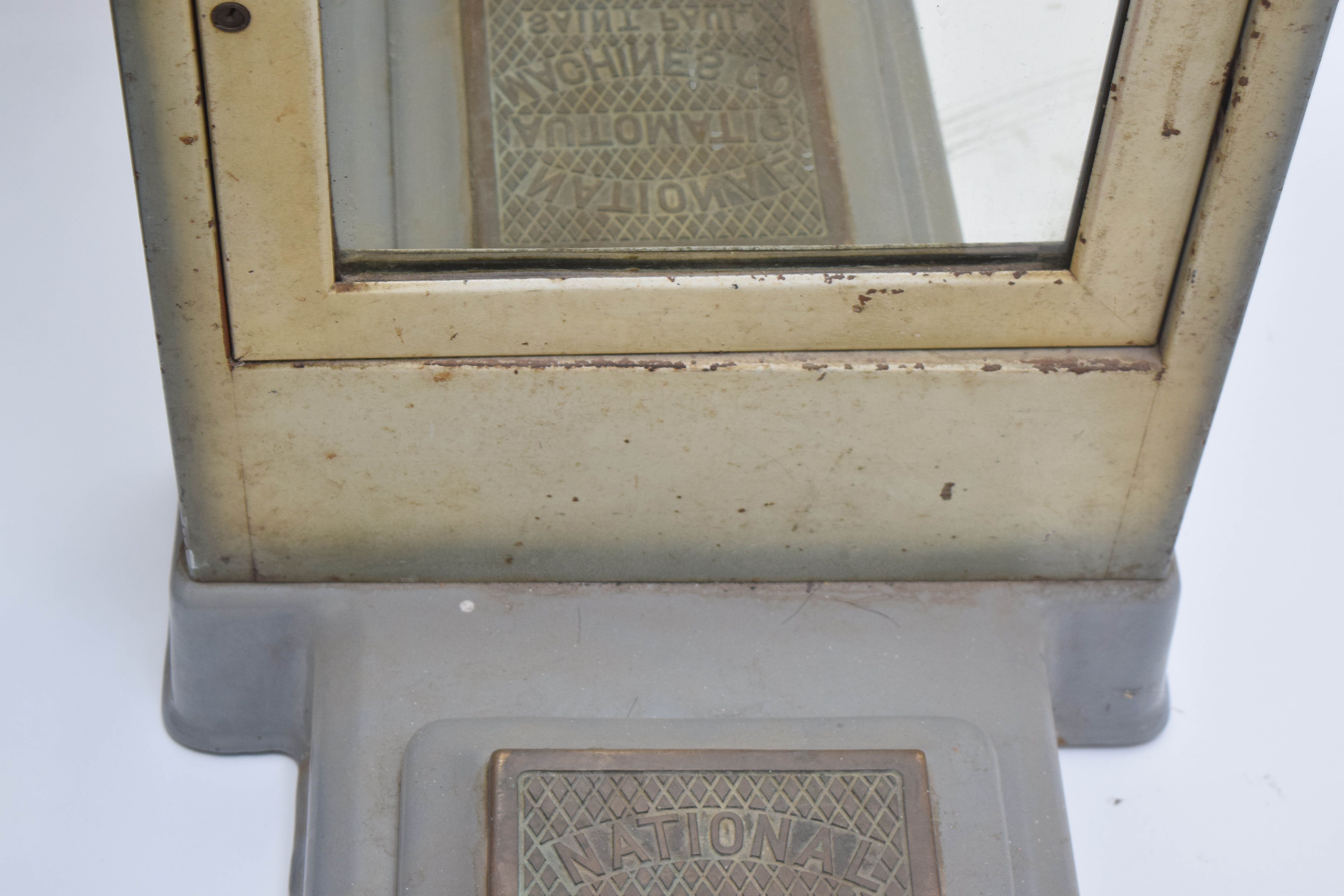 Vintage National Automatic Machines Company Model 50 Personal Weighing Device