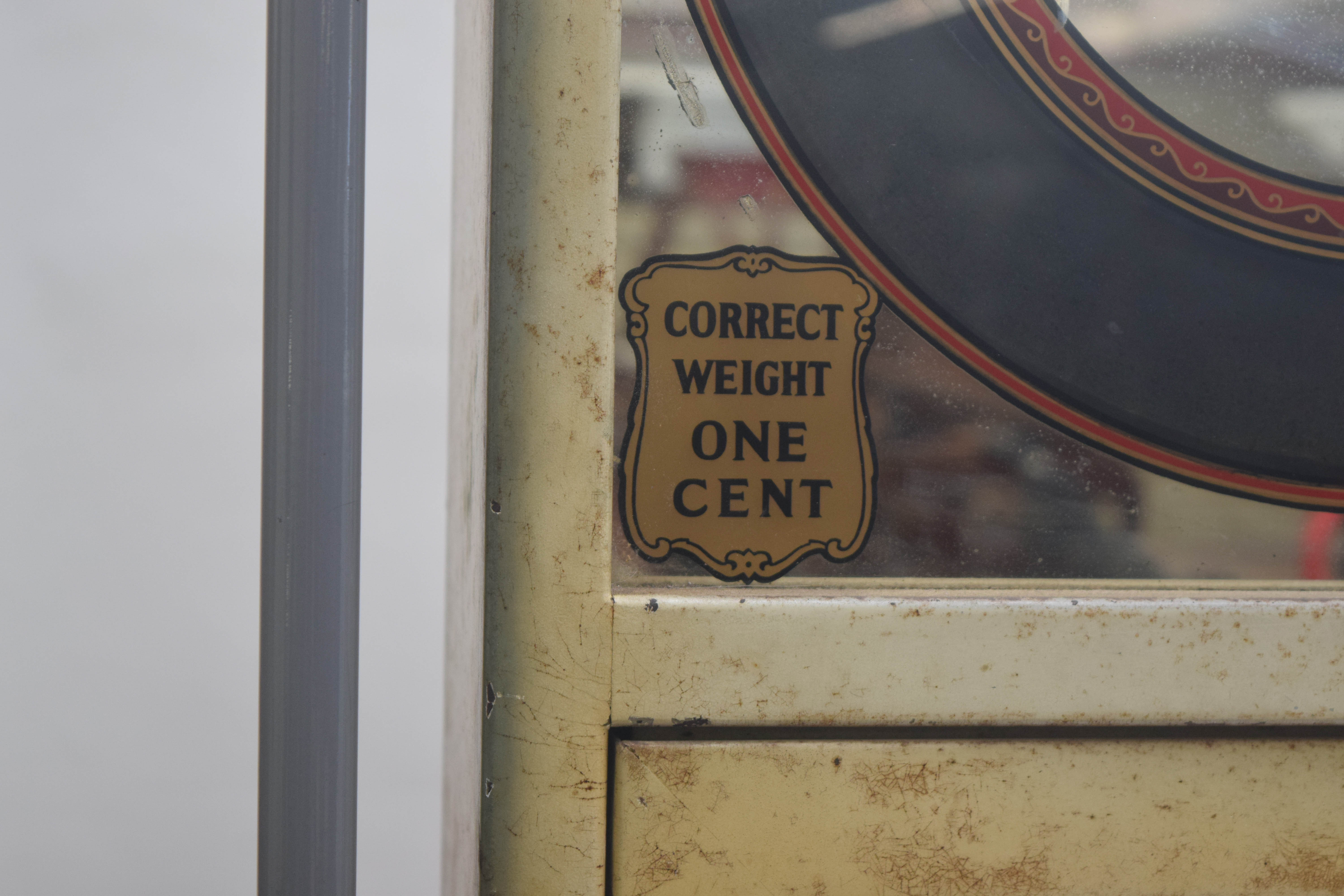 Vintage National Automatic Machines Company Model 50 Personal Weighing Device