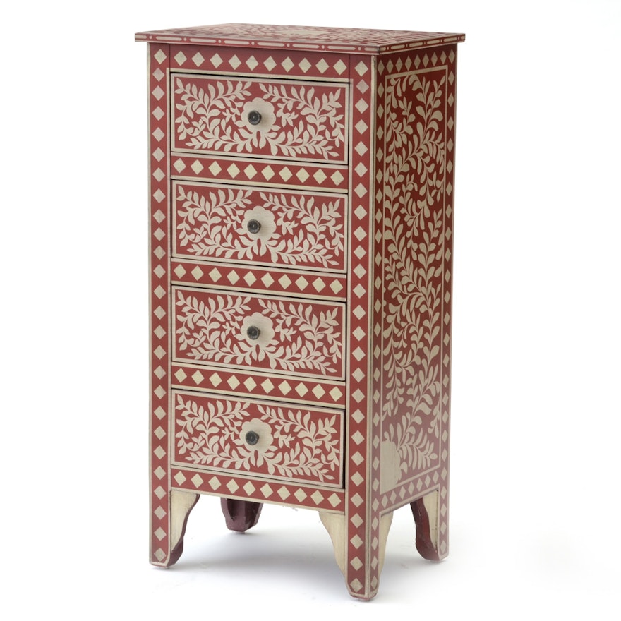 Folk Style Chest of Drawers