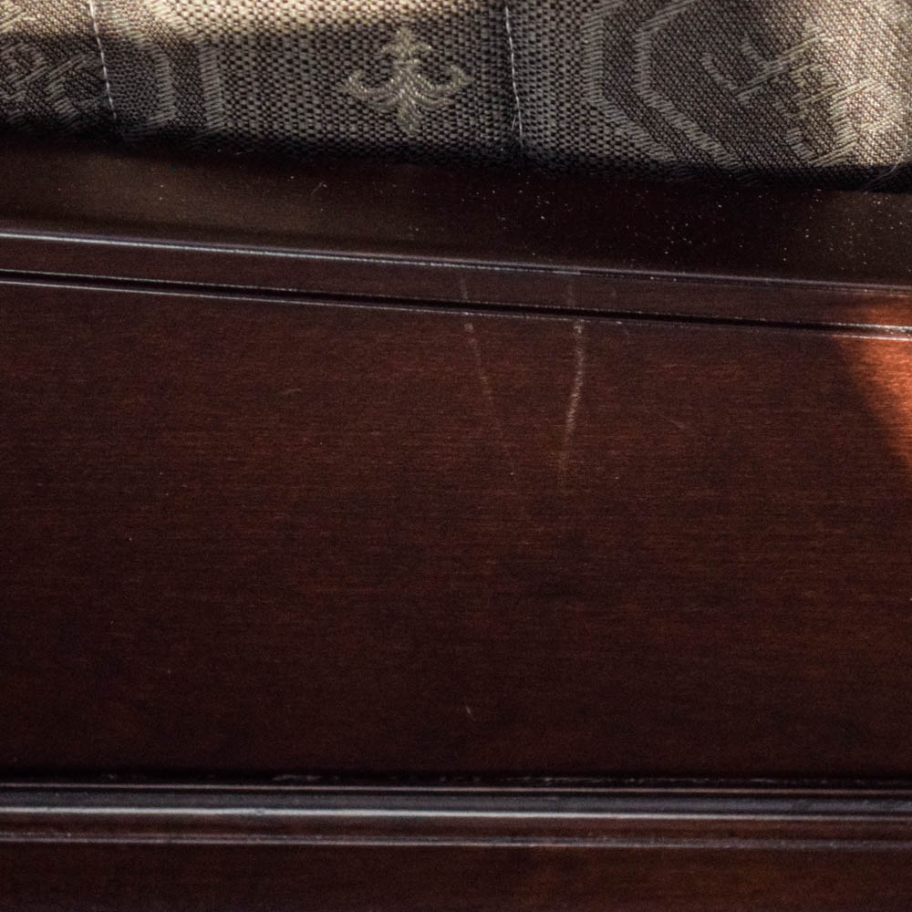 Havertys Orleans Collection King Sized Sleigh Bed