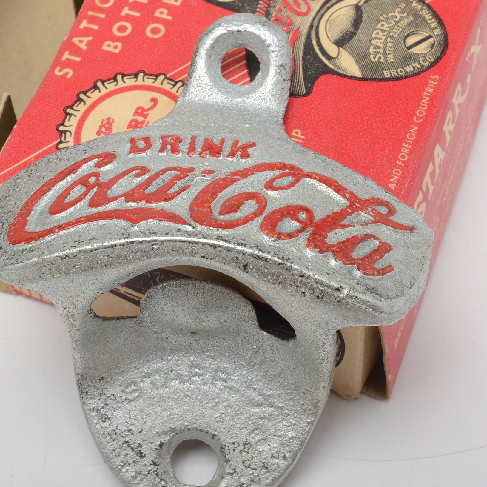 Coca-Cola Ashtrays with Vintage Opener in Box