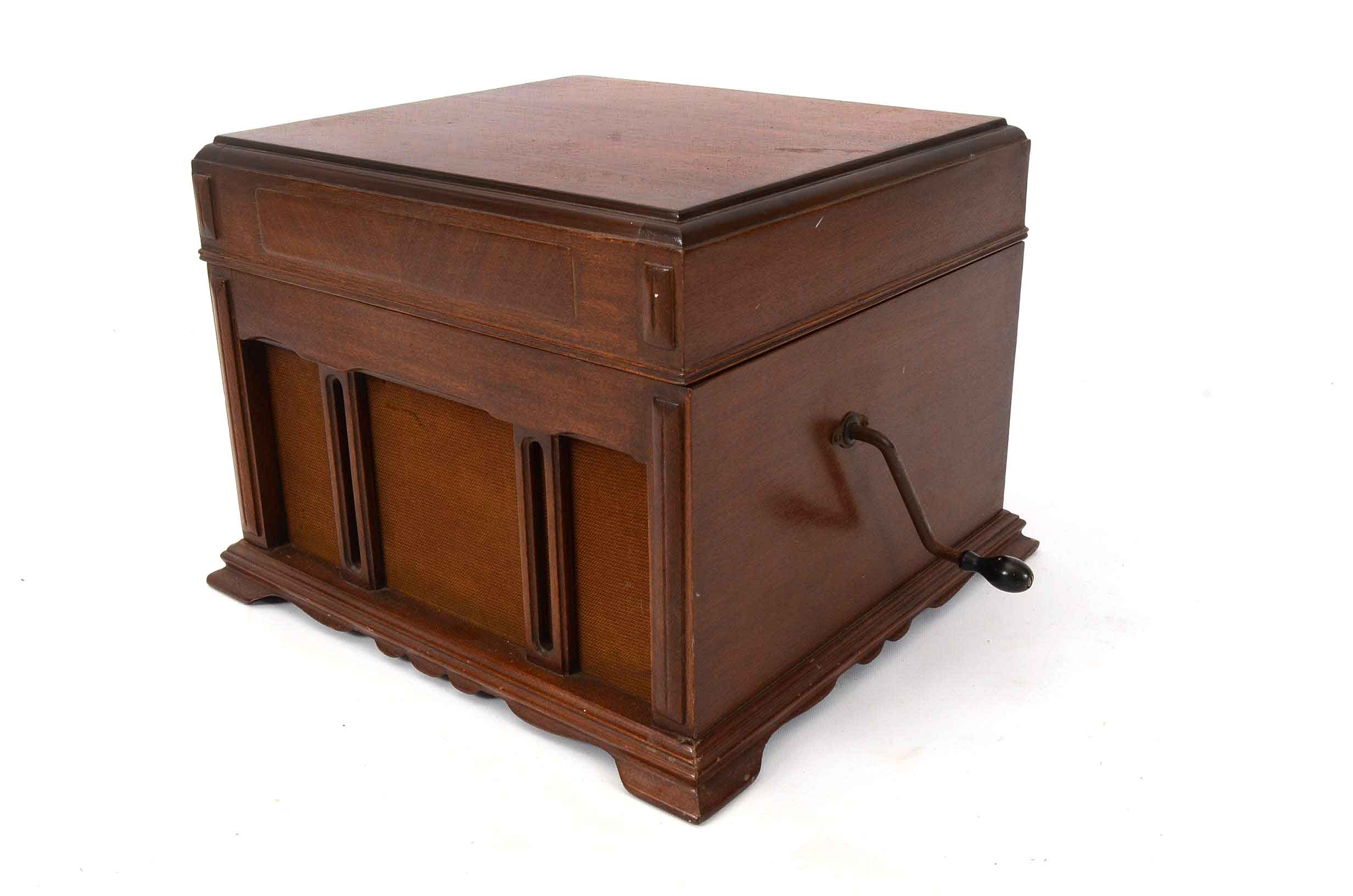 Vintage Victrola Phonograph and Records