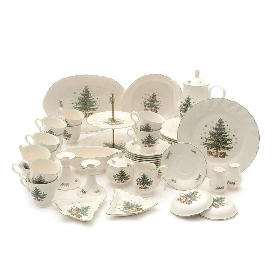 Collection of Nikko Christmas China