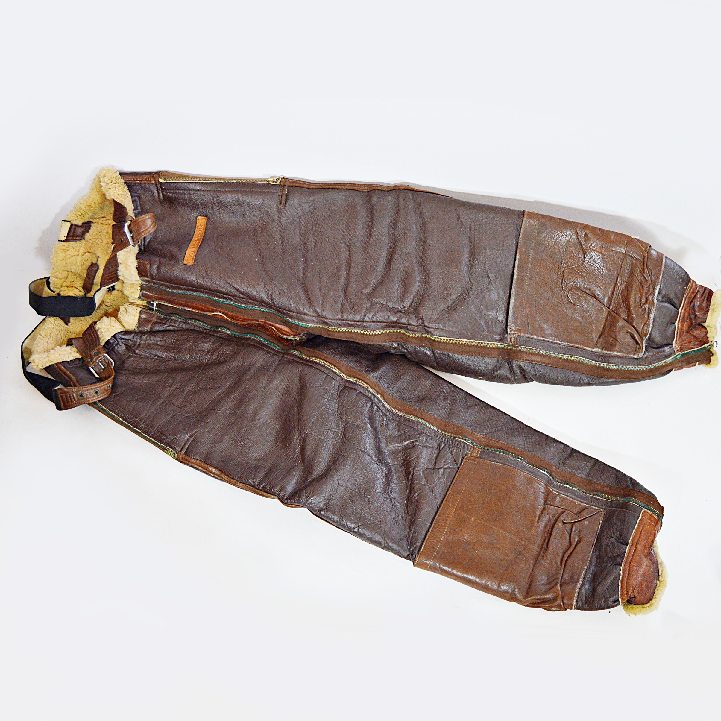 WWII Army Air Force Naval Aviator Sheepskin Winter Flight Trousers