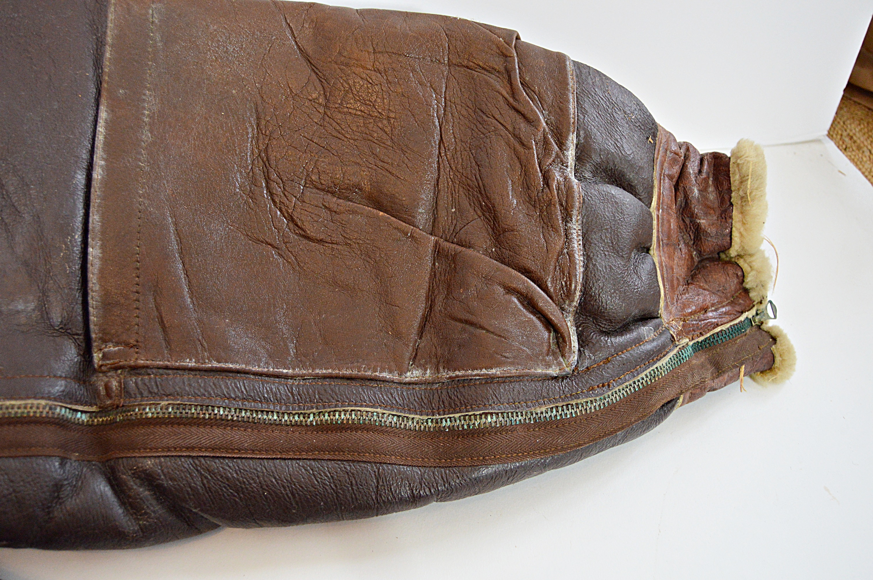 WWII Army Air Force Naval Aviator Sheepskin Winter Flight Trousers