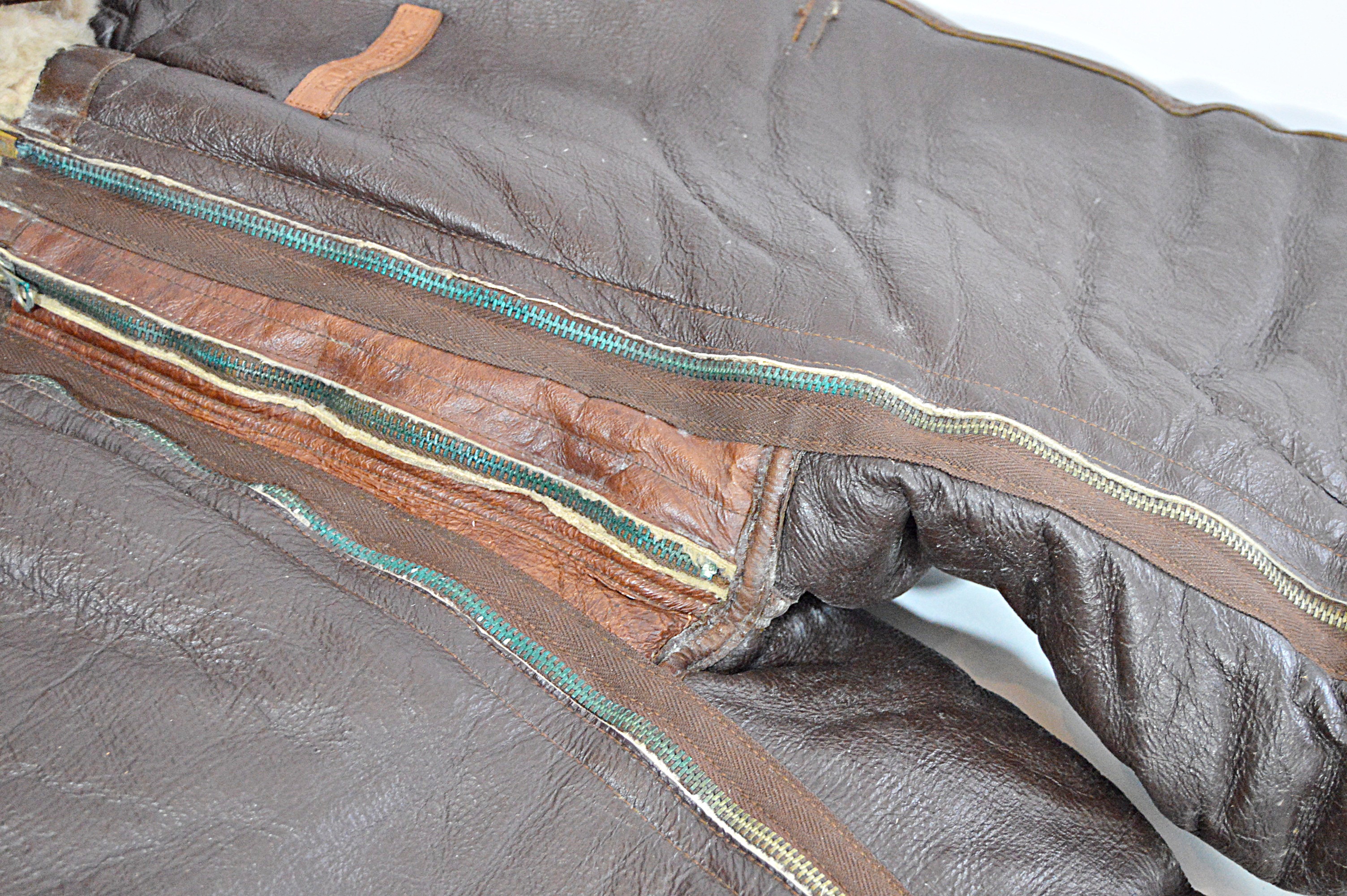 WWII Army Air Force Naval Aviator Sheepskin Winter Flight Trousers