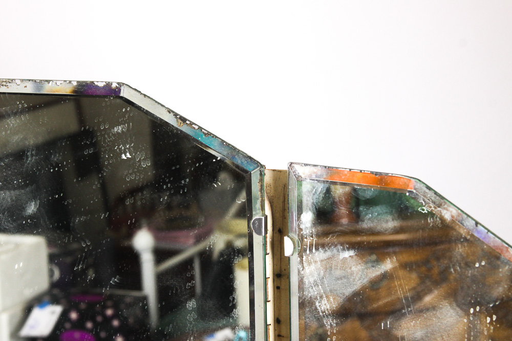 Vintage Three-Panel Medicine Cabinet by Dura Steel