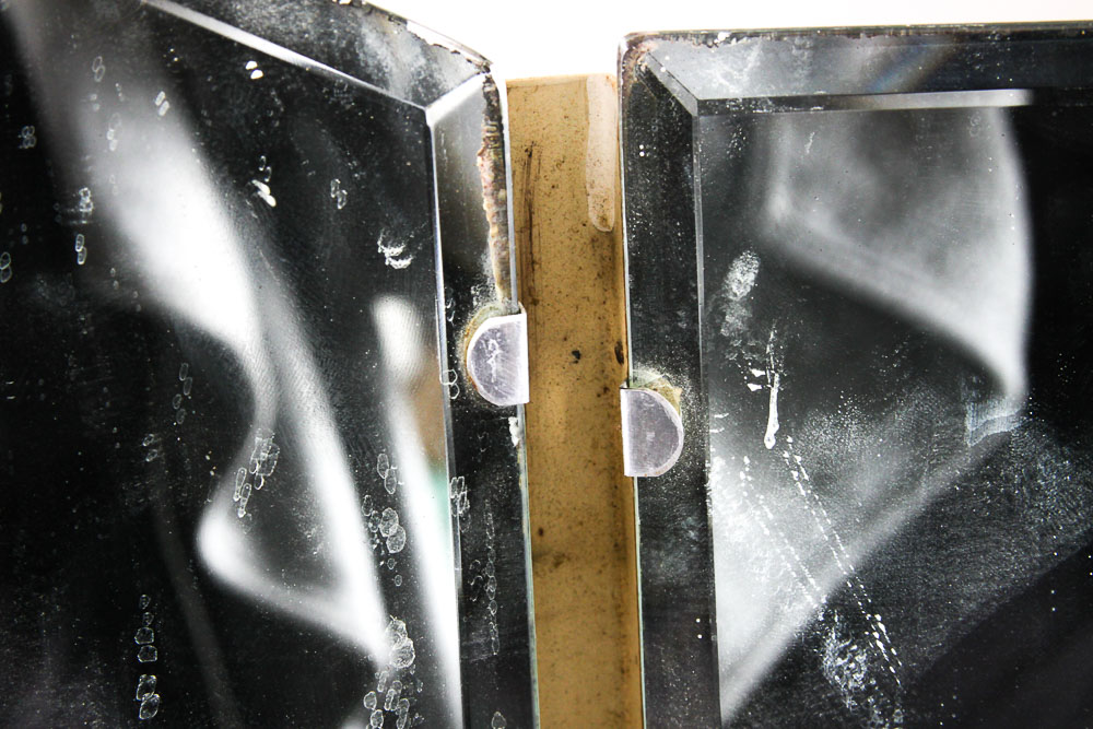 Vintage Three-Panel Medicine Cabinet by Dura Steel