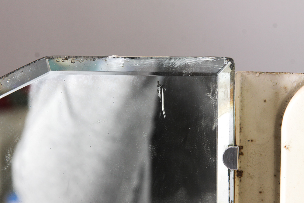 Vintage Three-Panel Medicine Cabinet by Dura Steel