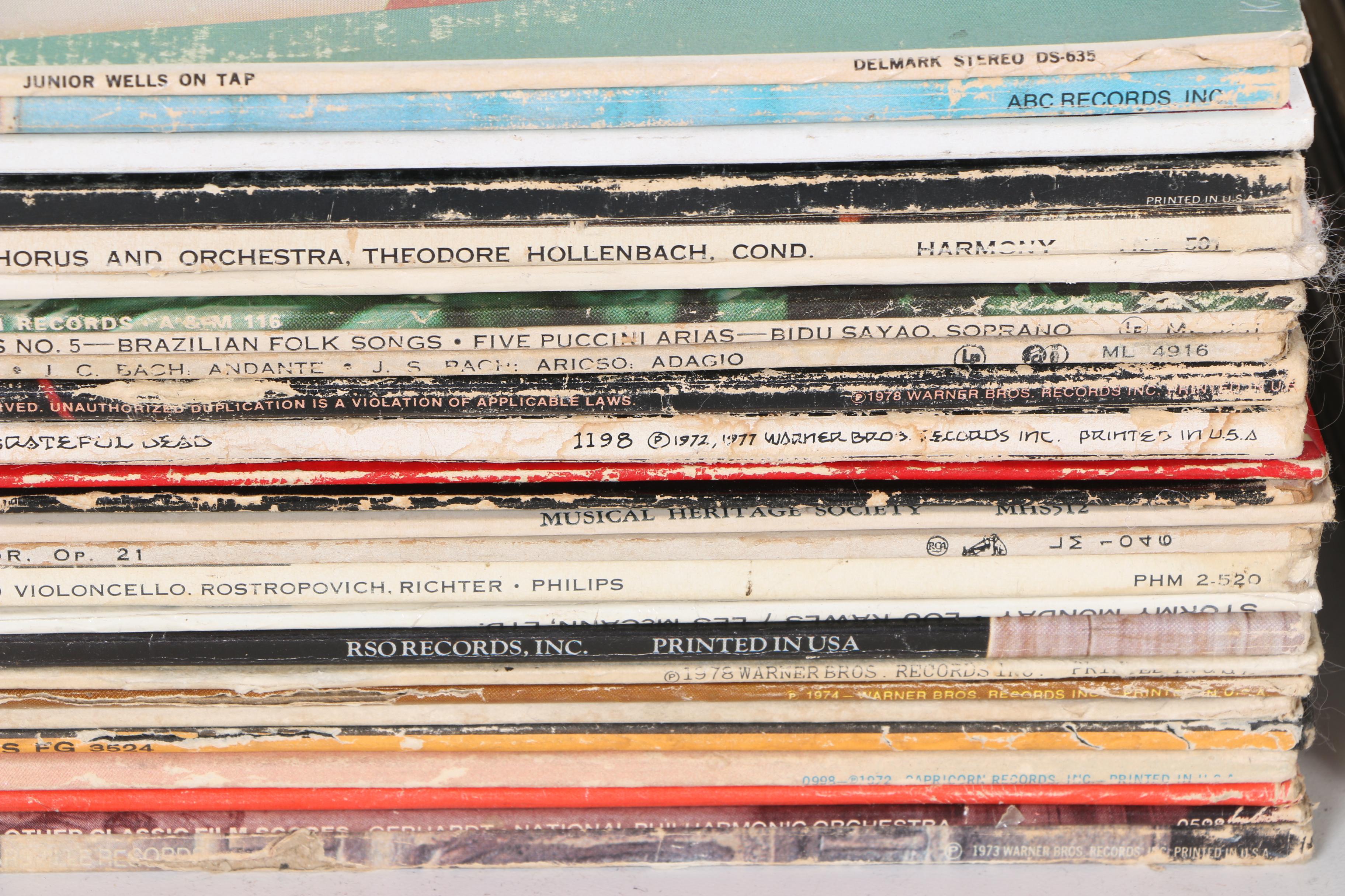 Grateful Dead, Junior Wells, Bach And More Classic Rock, Jazz, and Classical LPs