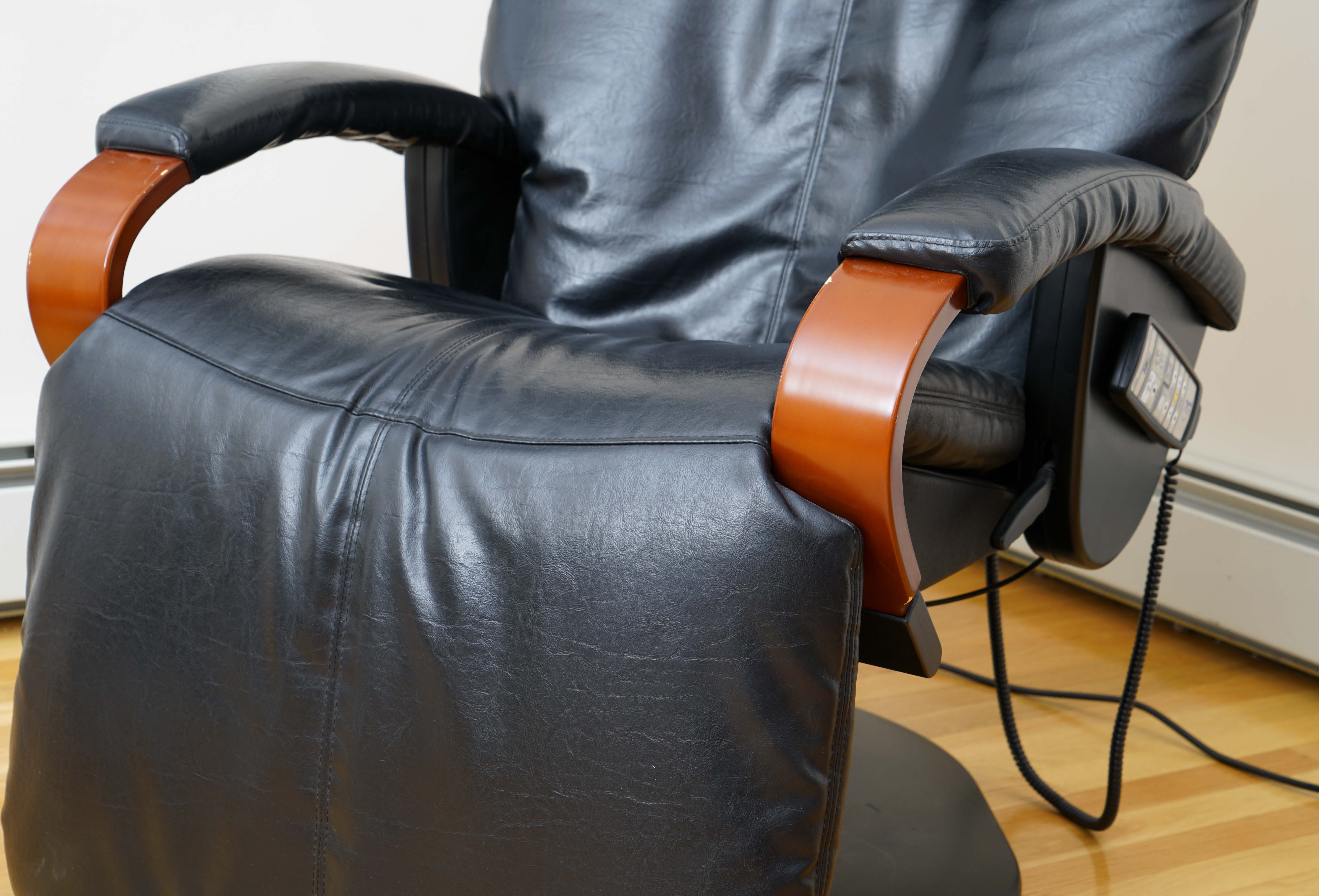 Human Touch Technology (HTT) Swivel Leather Reclining Massage Chair