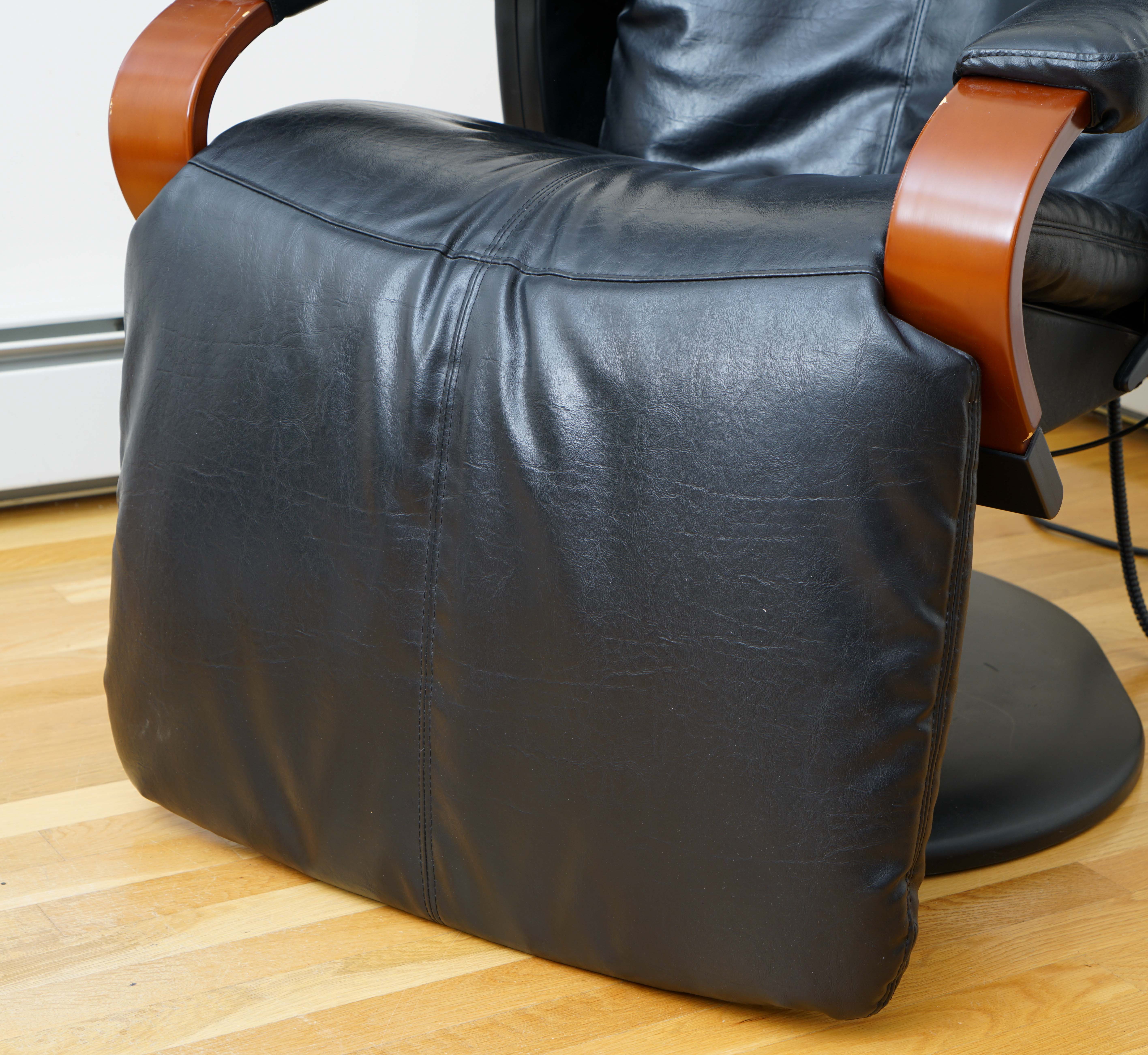 Human Touch Technology (HTT) Swivel Leather Reclining Massage Chair