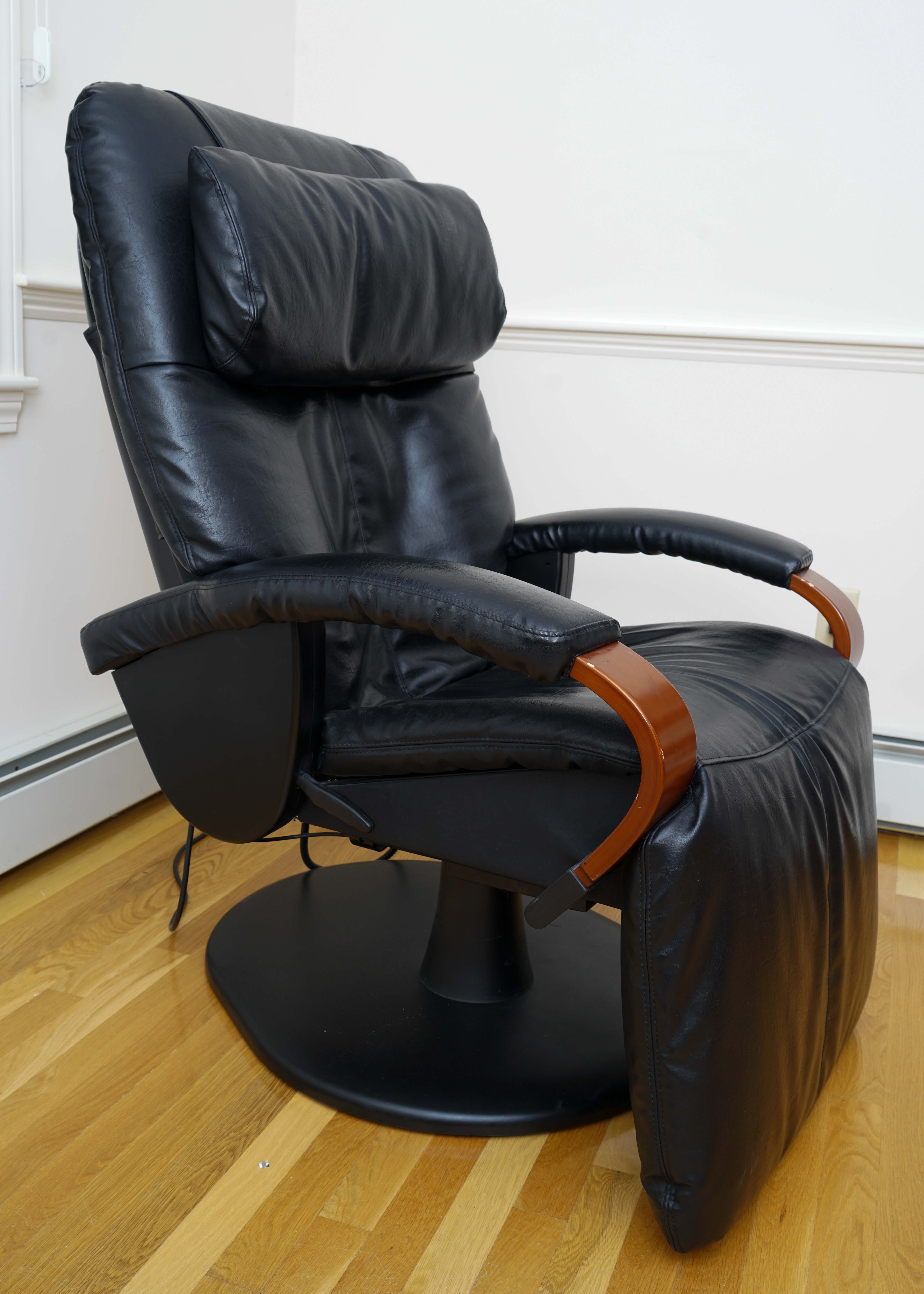 Human Touch Technology (HTT) Swivel Leather Reclining Massage Chair