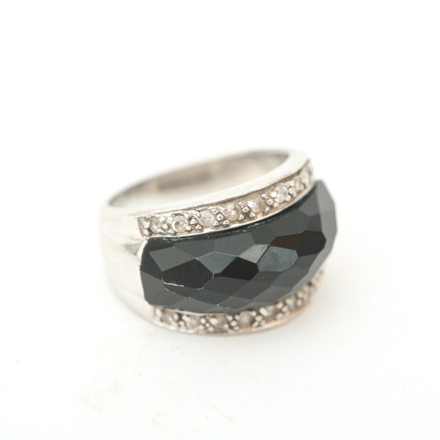 Sterling Silver and Black Onyx Ring