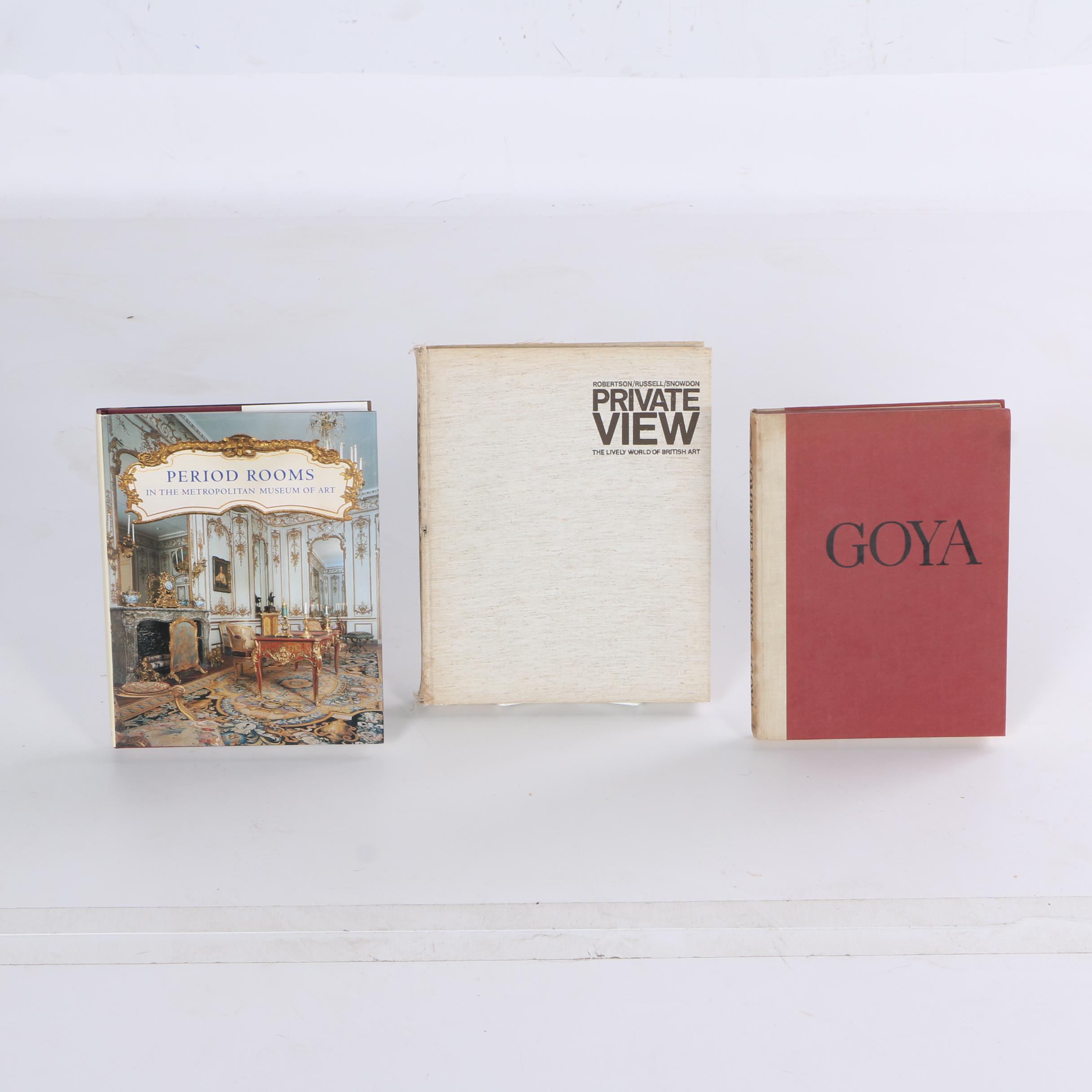 1940s "The Complete Etchings of Goya" and Other Art Books