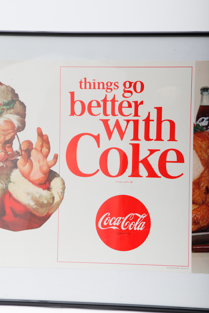 1960s Santa Claus Coca-Cola Print