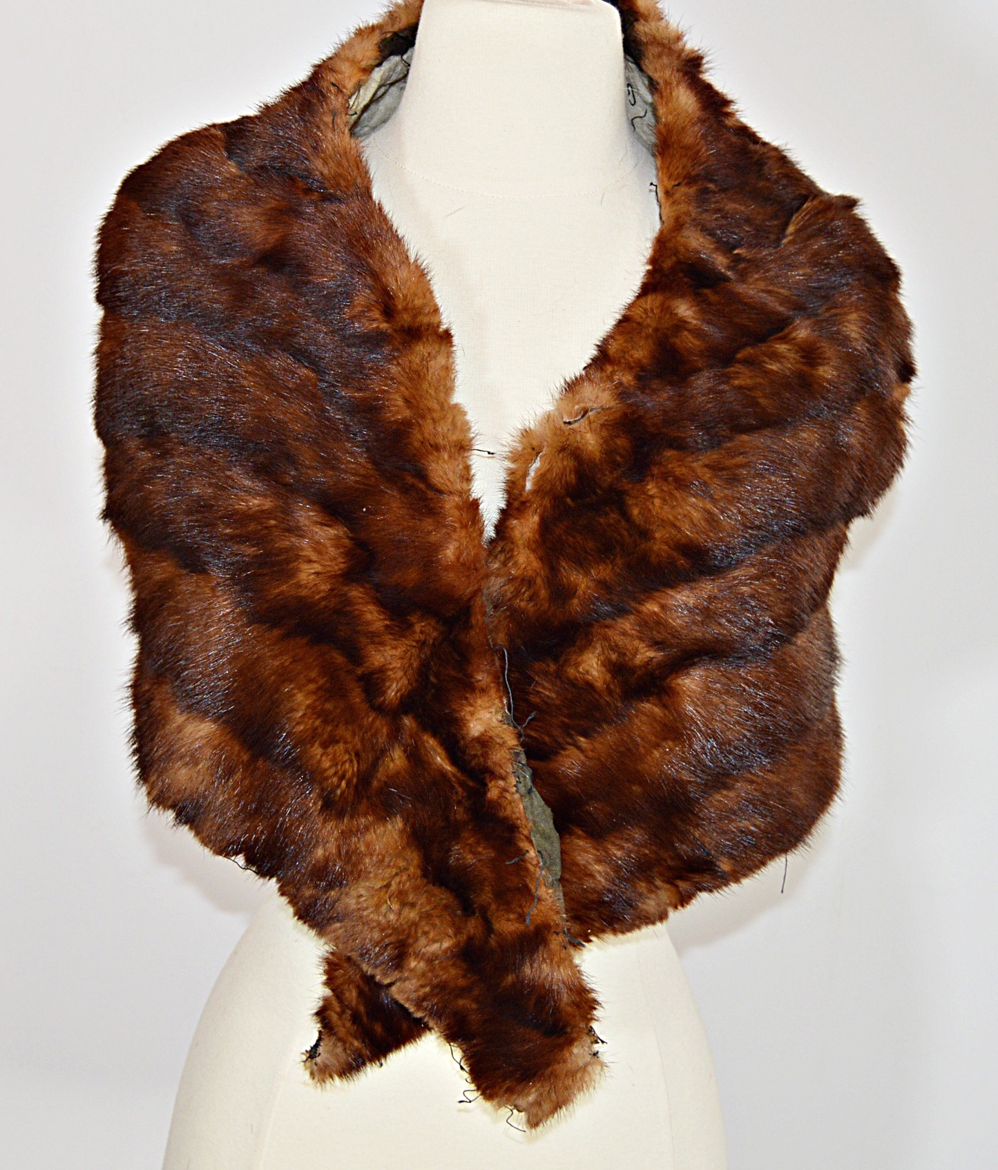 1940s Mink Collar and Shoulder Caps