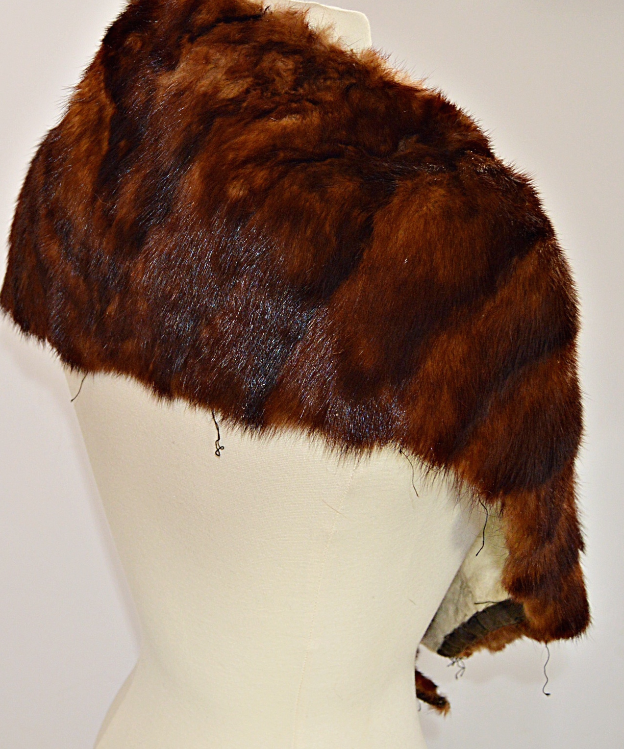 1940s Mink Collar and Shoulder Caps
