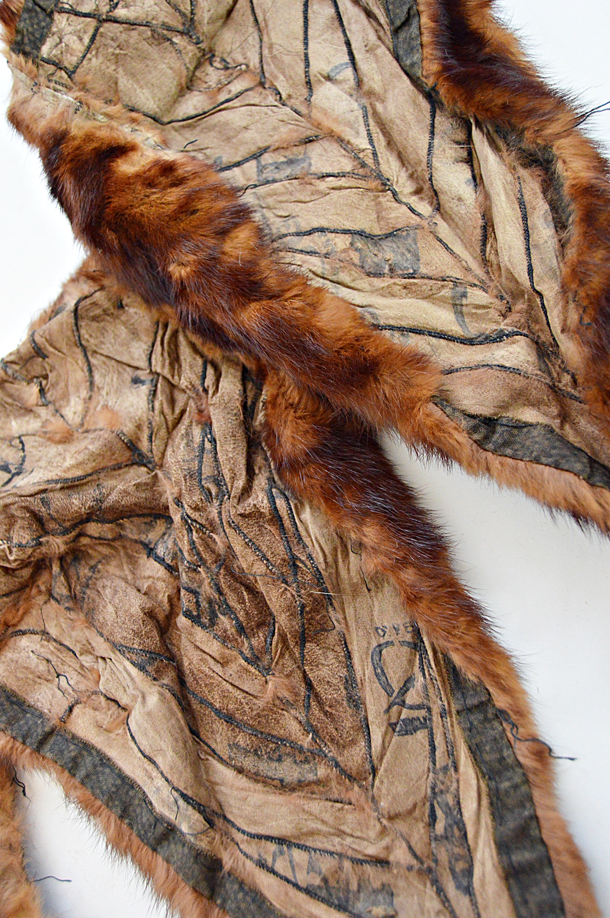 1940s Mink Collar and Shoulder Caps