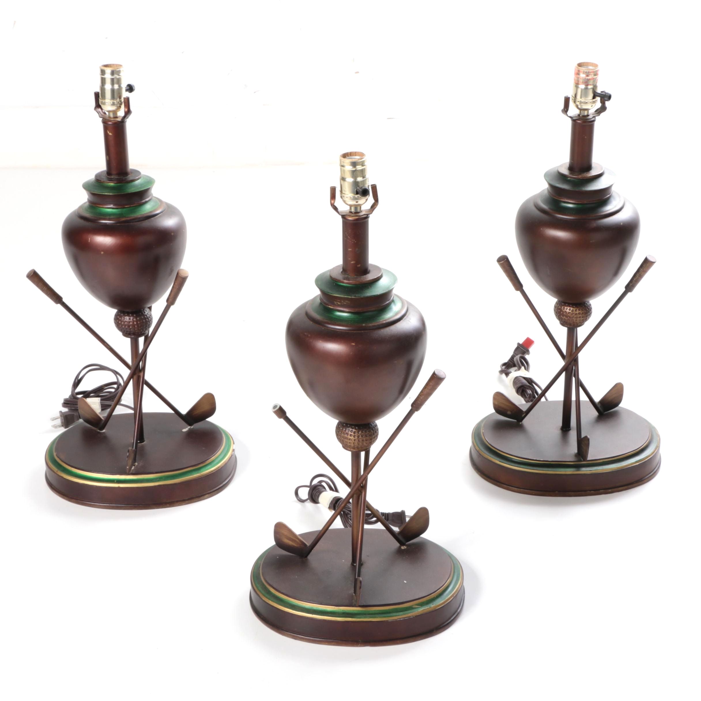 Golf Themed Table Lamp