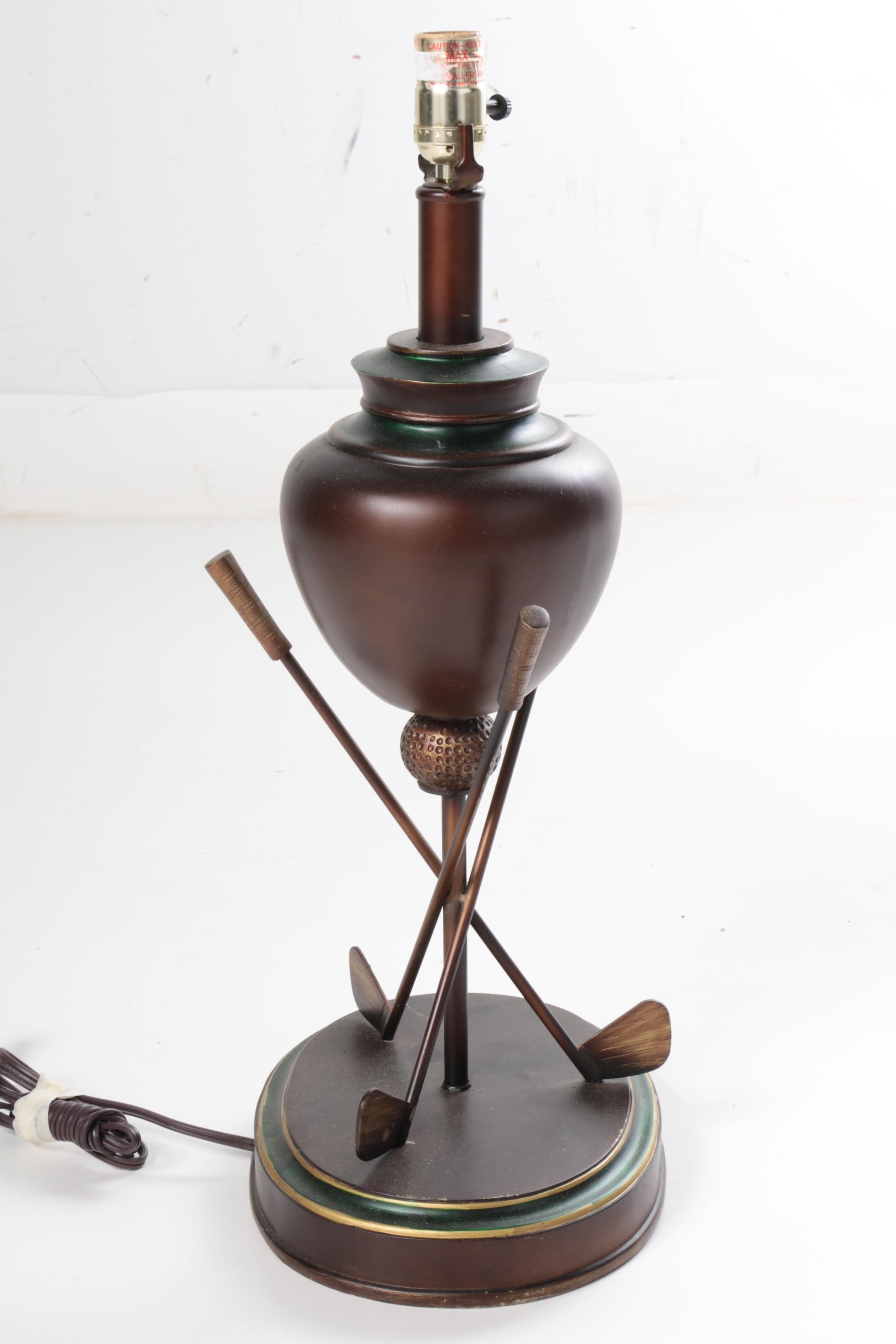 Golf Themed Table Lamp