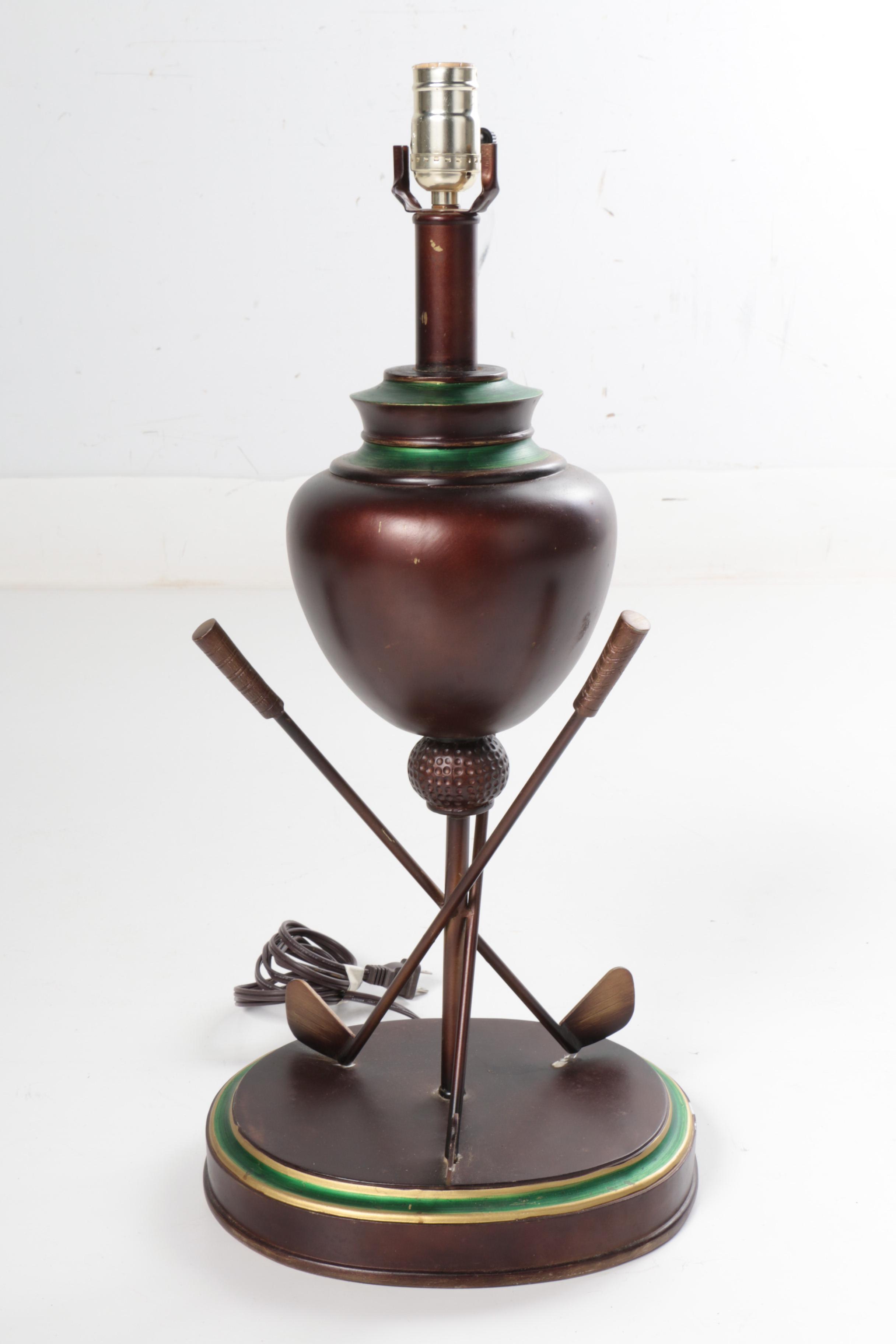 Golf Themed Table Lamp