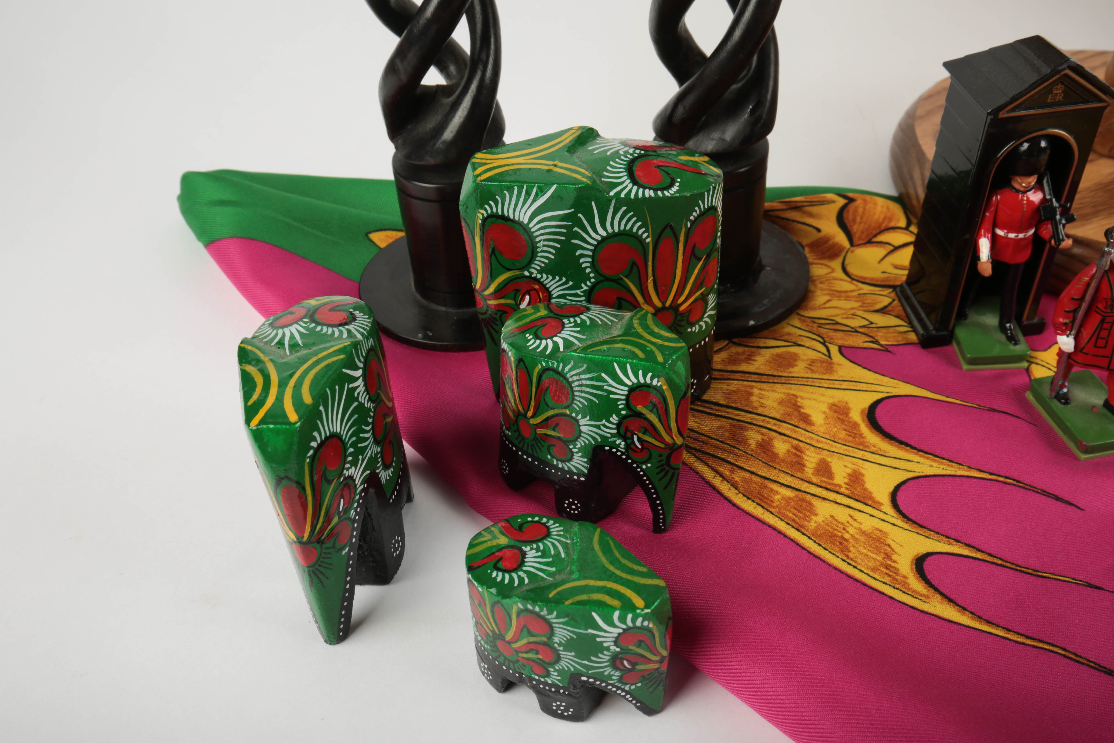 Replogle Nine Inch Diameter World Globe and Travel Souvenirs