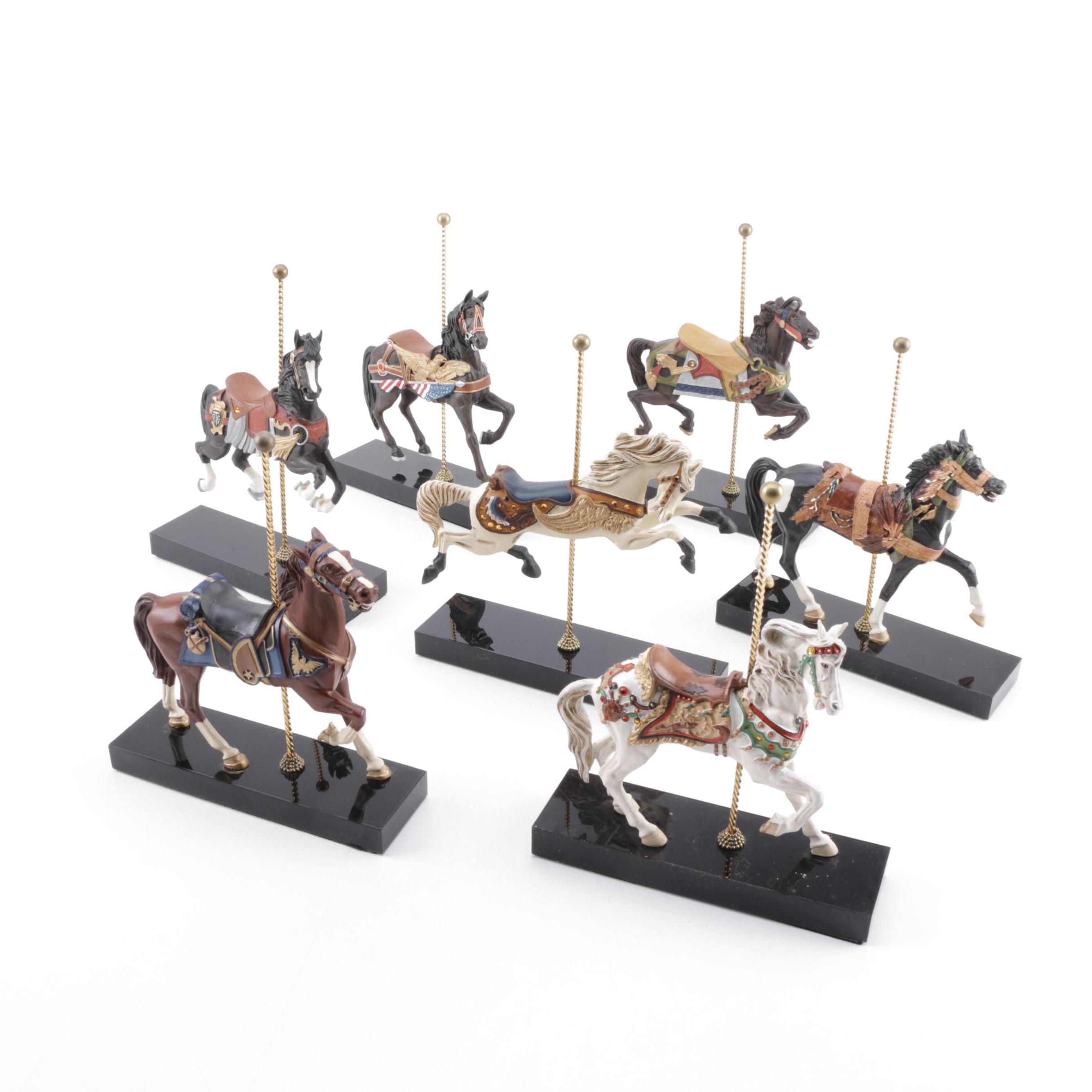 Collection of Classic Carousel Figurines from The Hamilton Collection