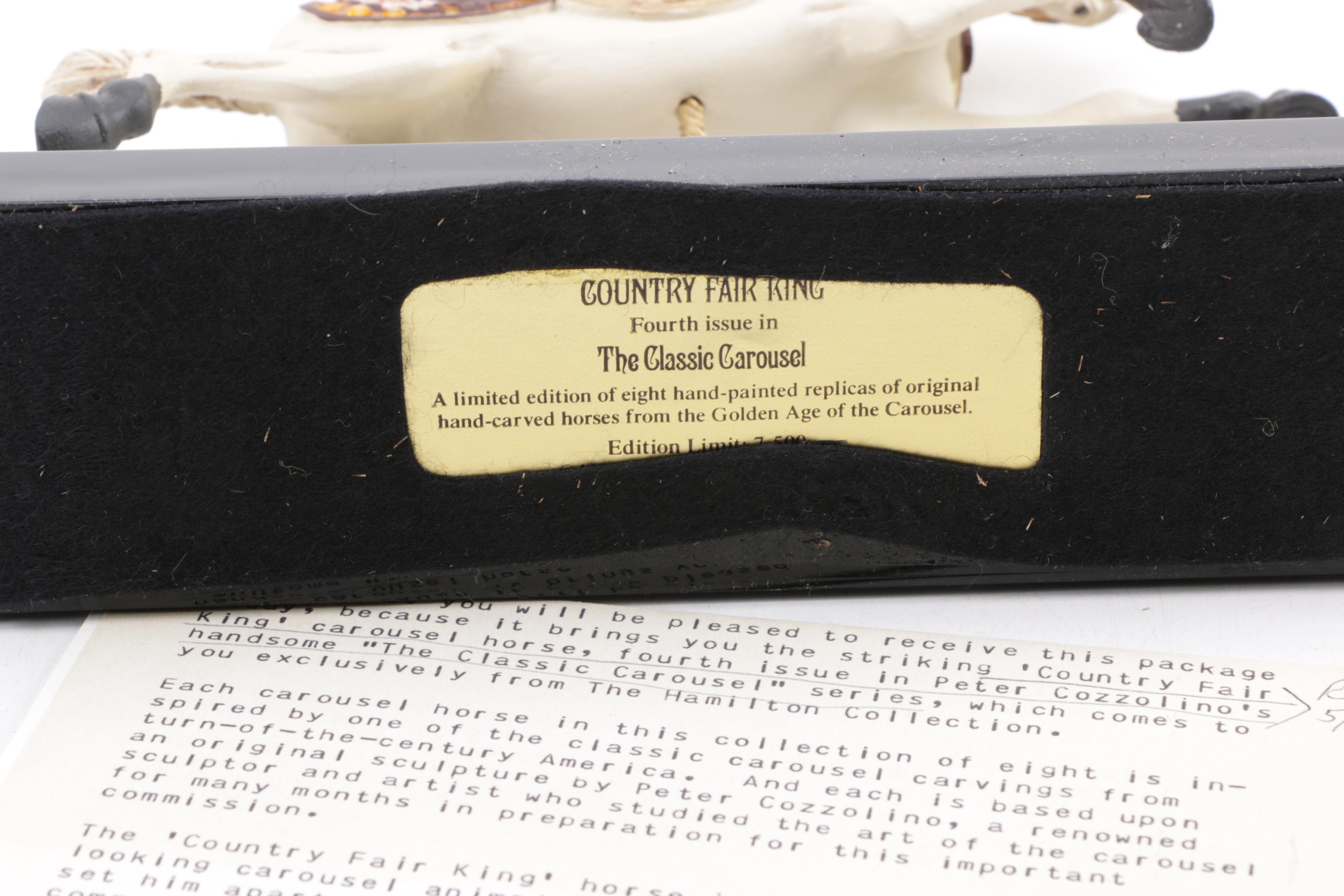 Collection of Classic Carousel Figurines from The Hamilton Collection