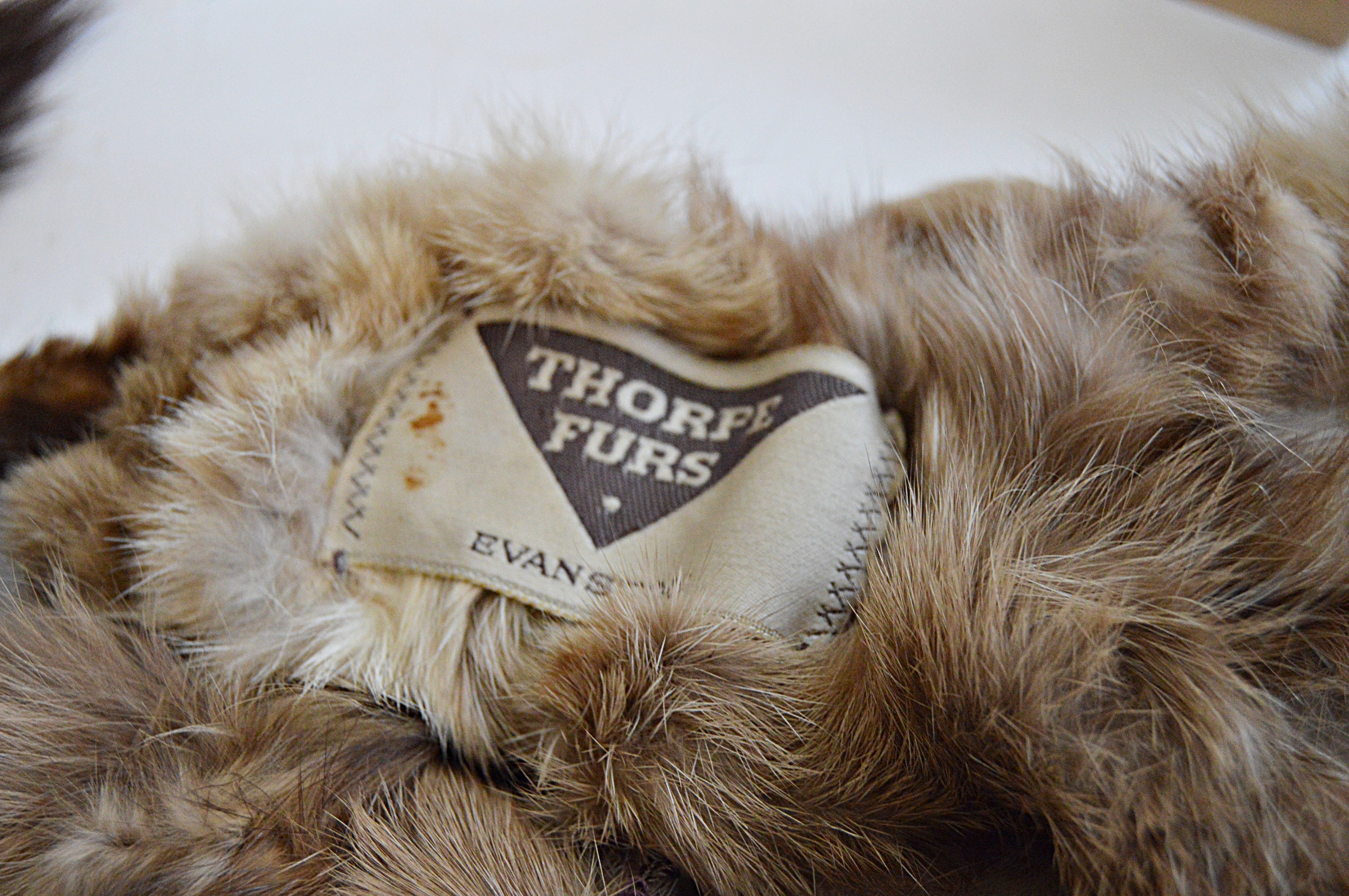 Vintage Thorpe Furs Fox Pelt Stole