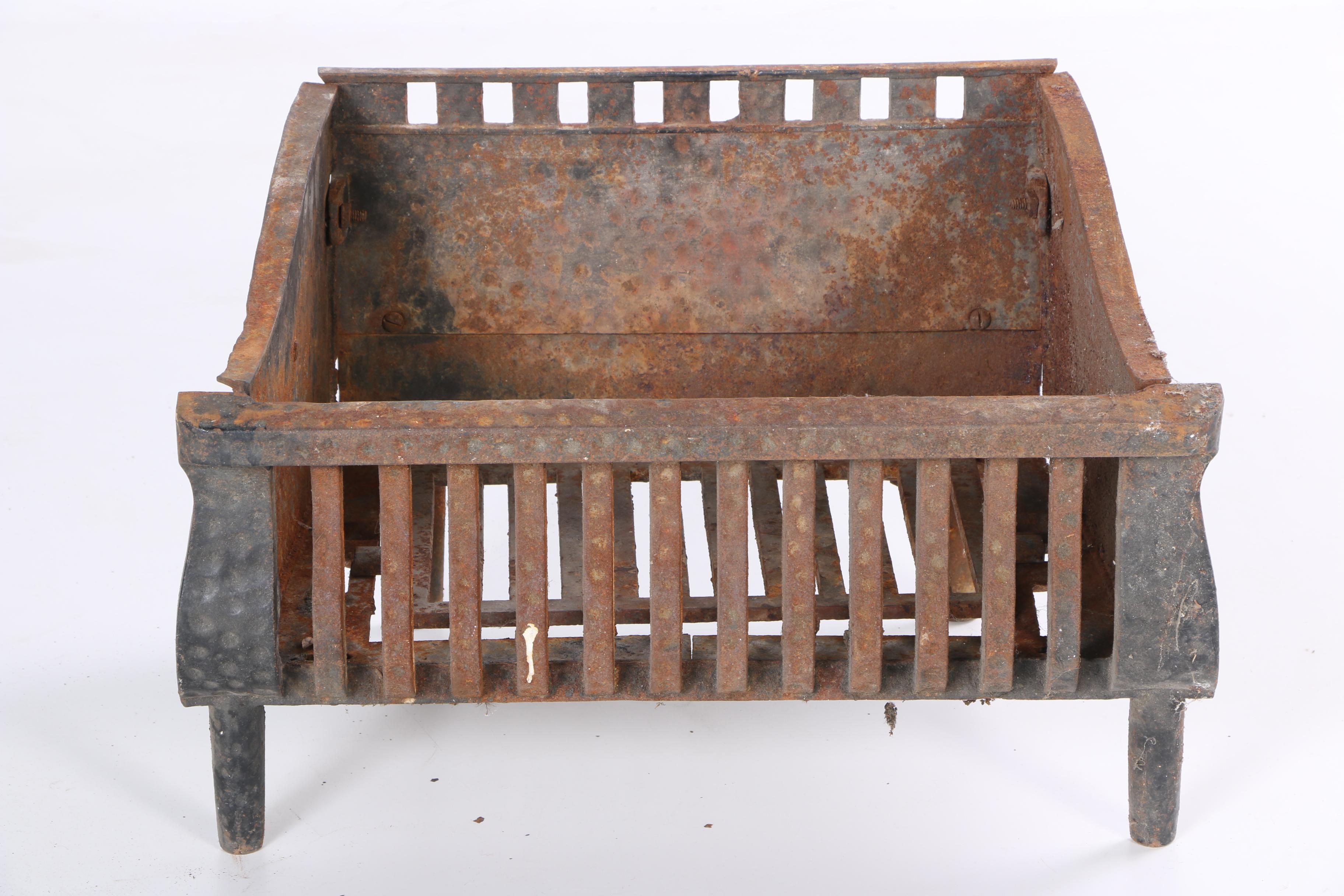 Vintage Cast Iron Hearth Grate