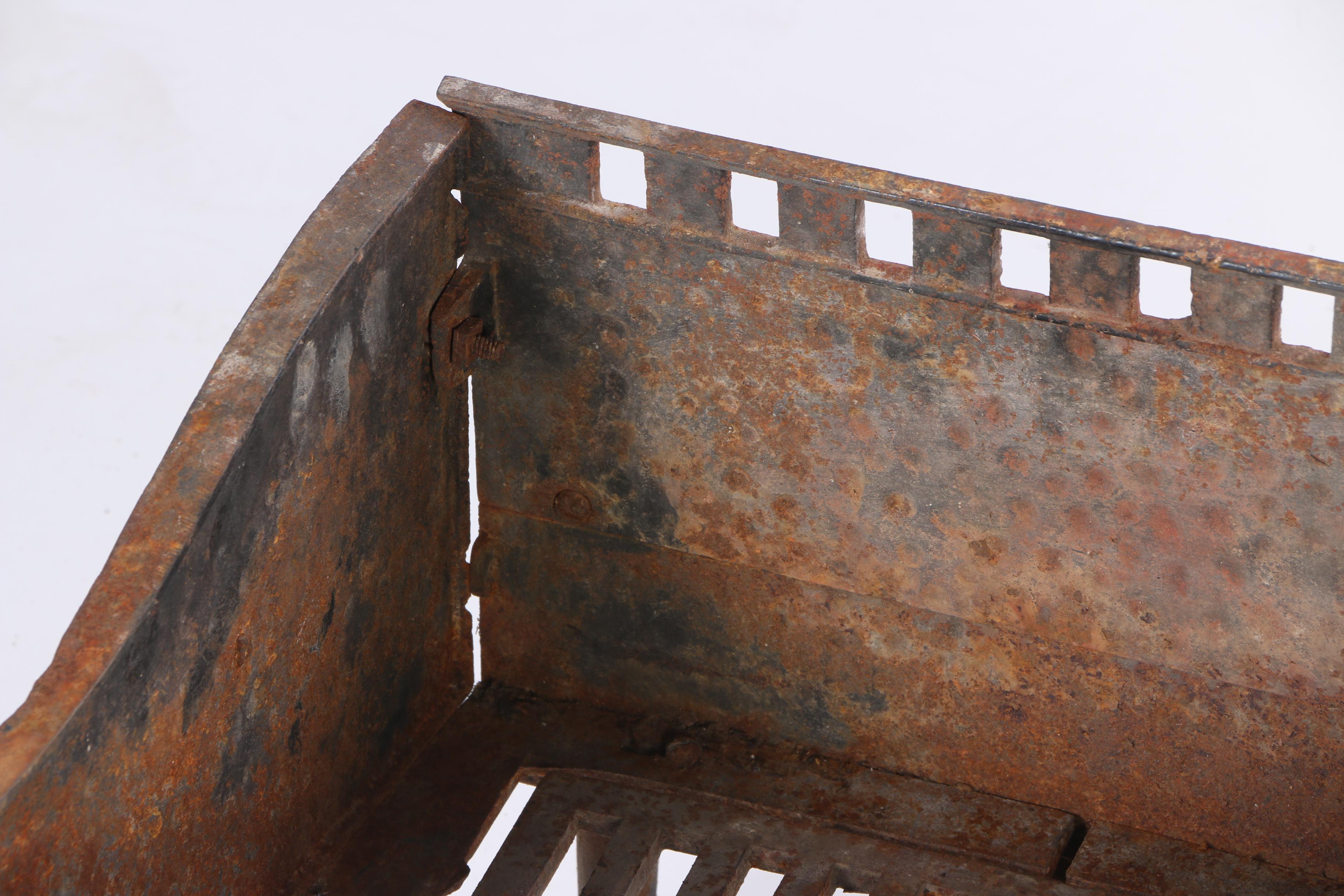 Vintage Cast Iron Hearth Grate