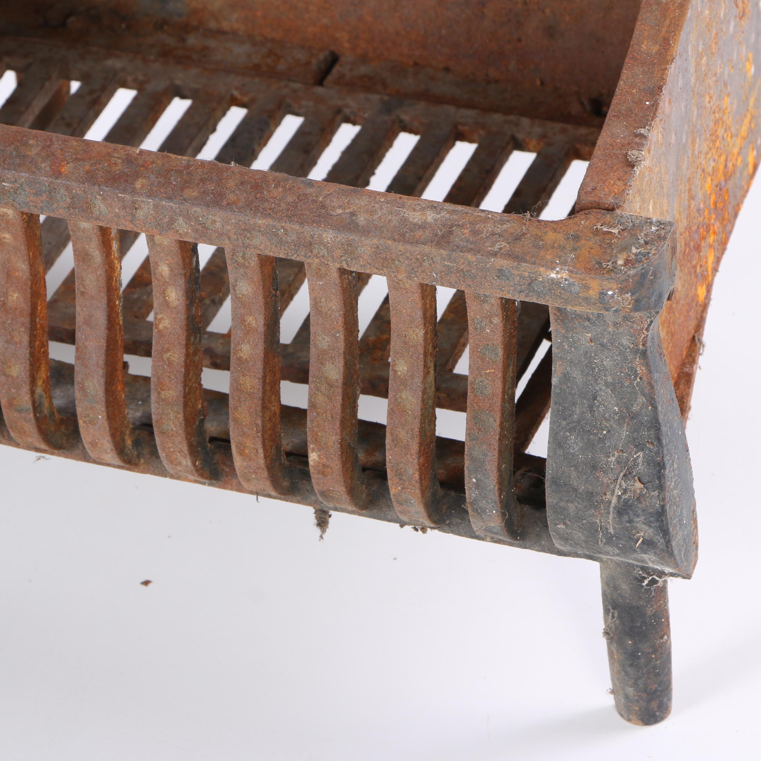 Vintage Cast Iron Hearth Grate